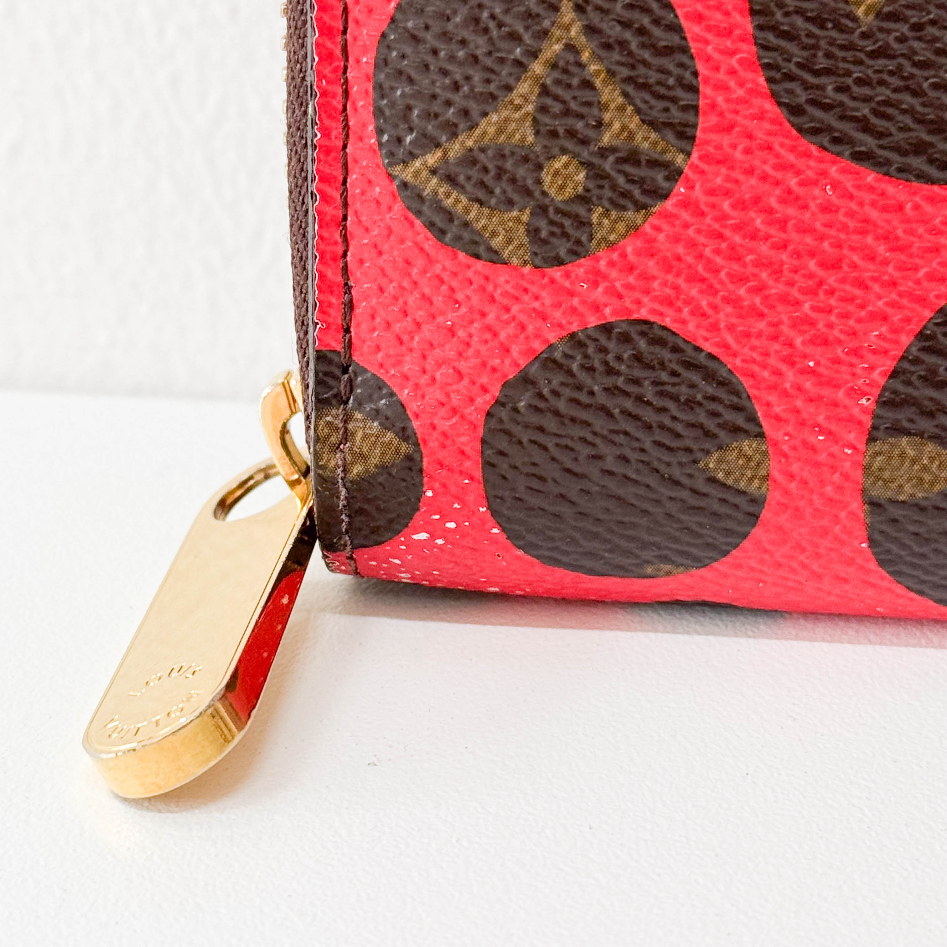 LV x Yayoi Kusama 2012 Monogram Brown Canvas Wallet