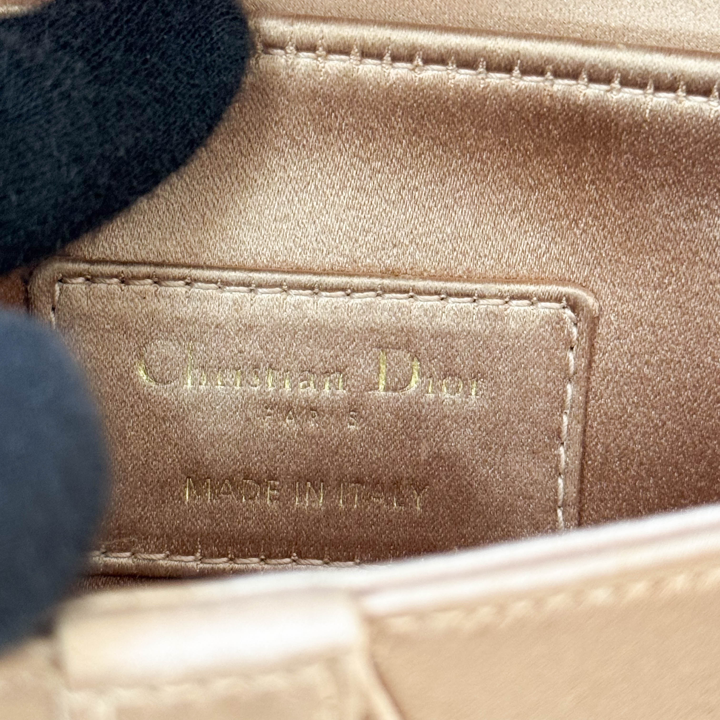 Mini Saddle Rose Satin Bag