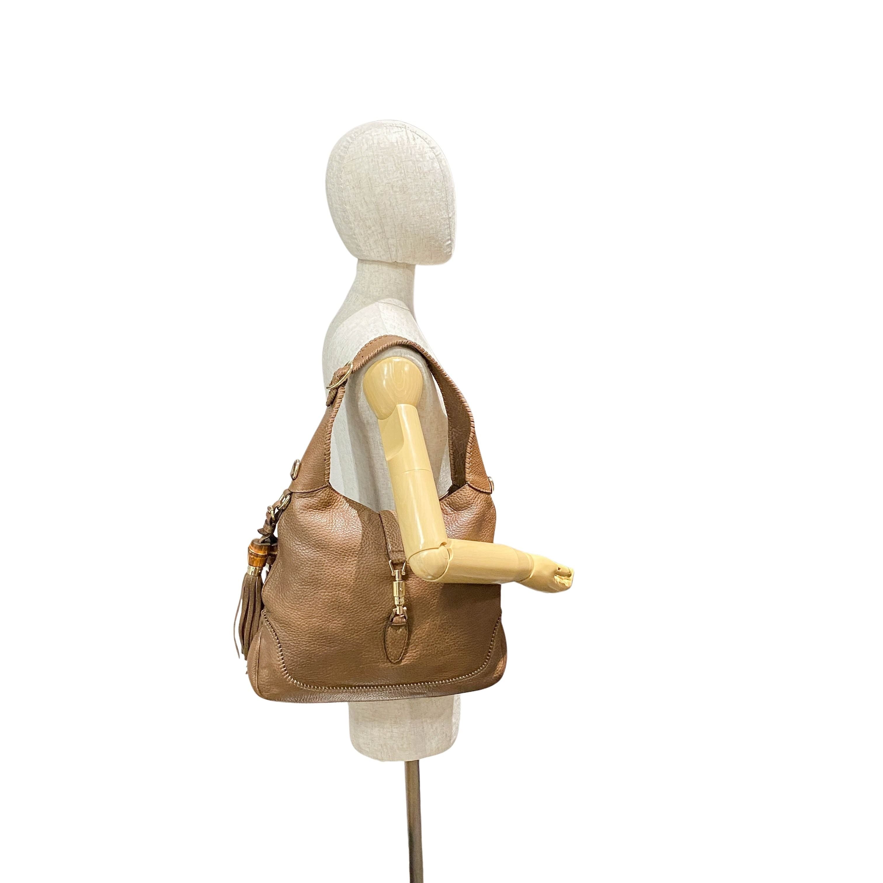 New Jackie Brown Leather Two Way Bag