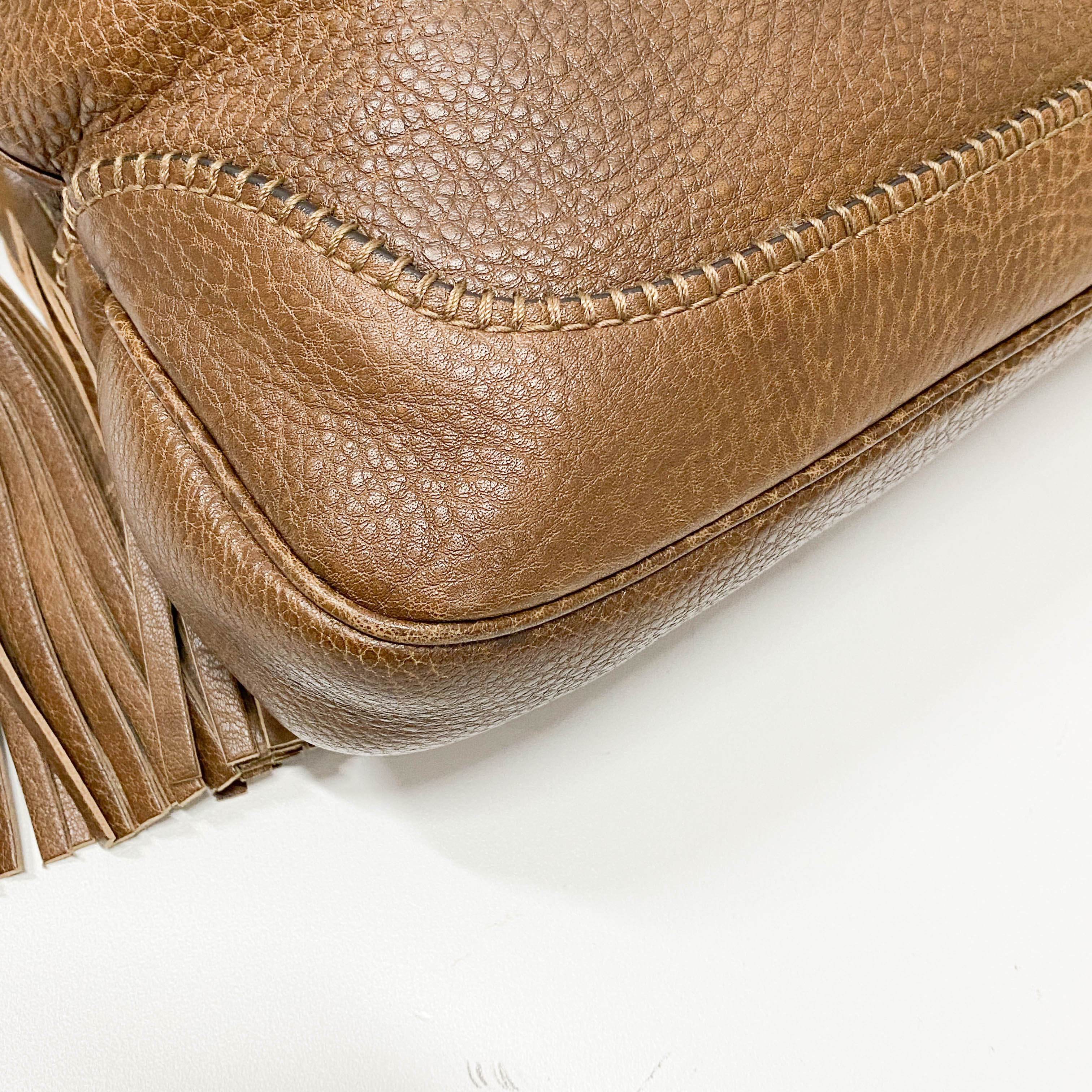 New Jackie Brown Leather Two Way Bag
