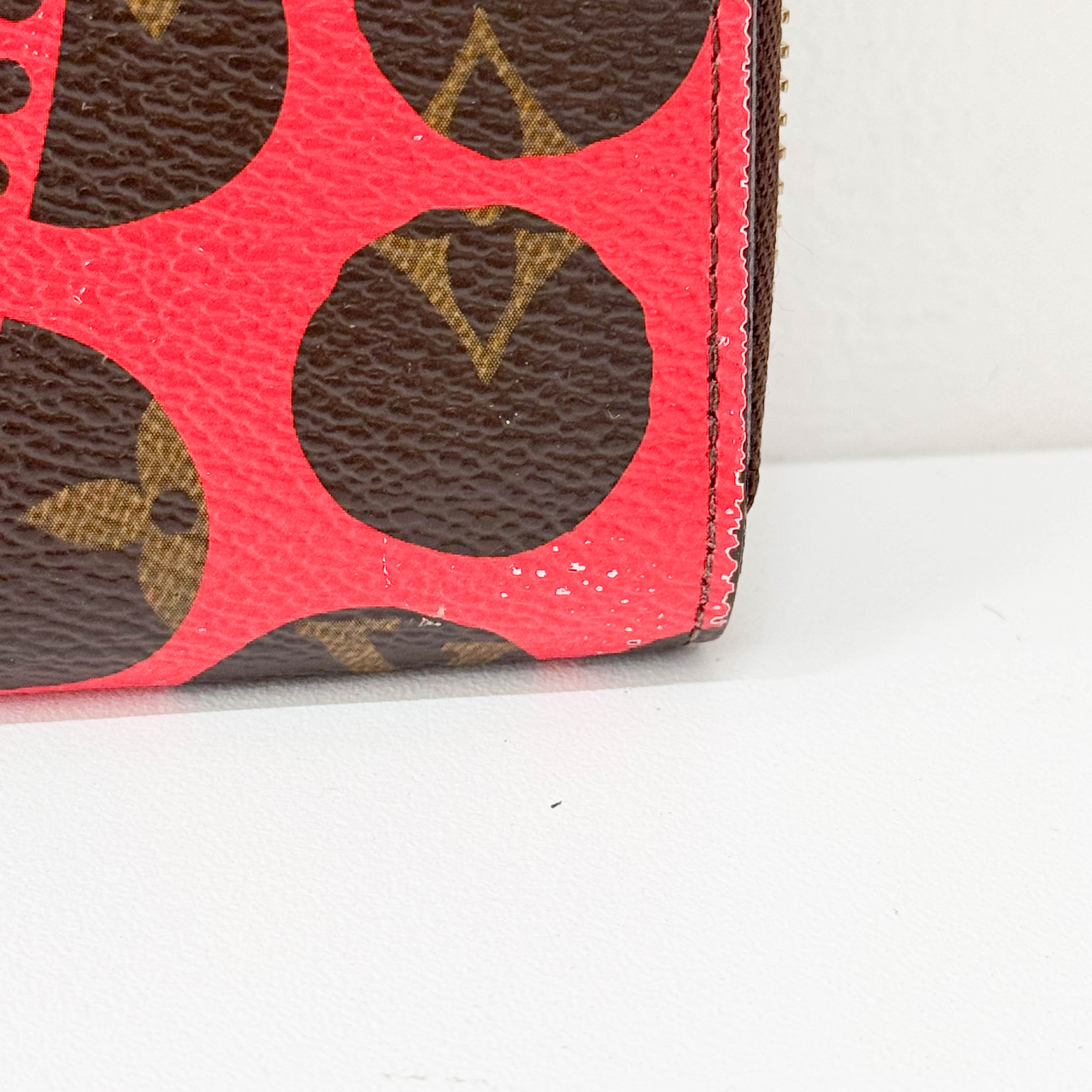 LV x Yayoi Kusama 2012 Monogram Brown Canvas Wallet