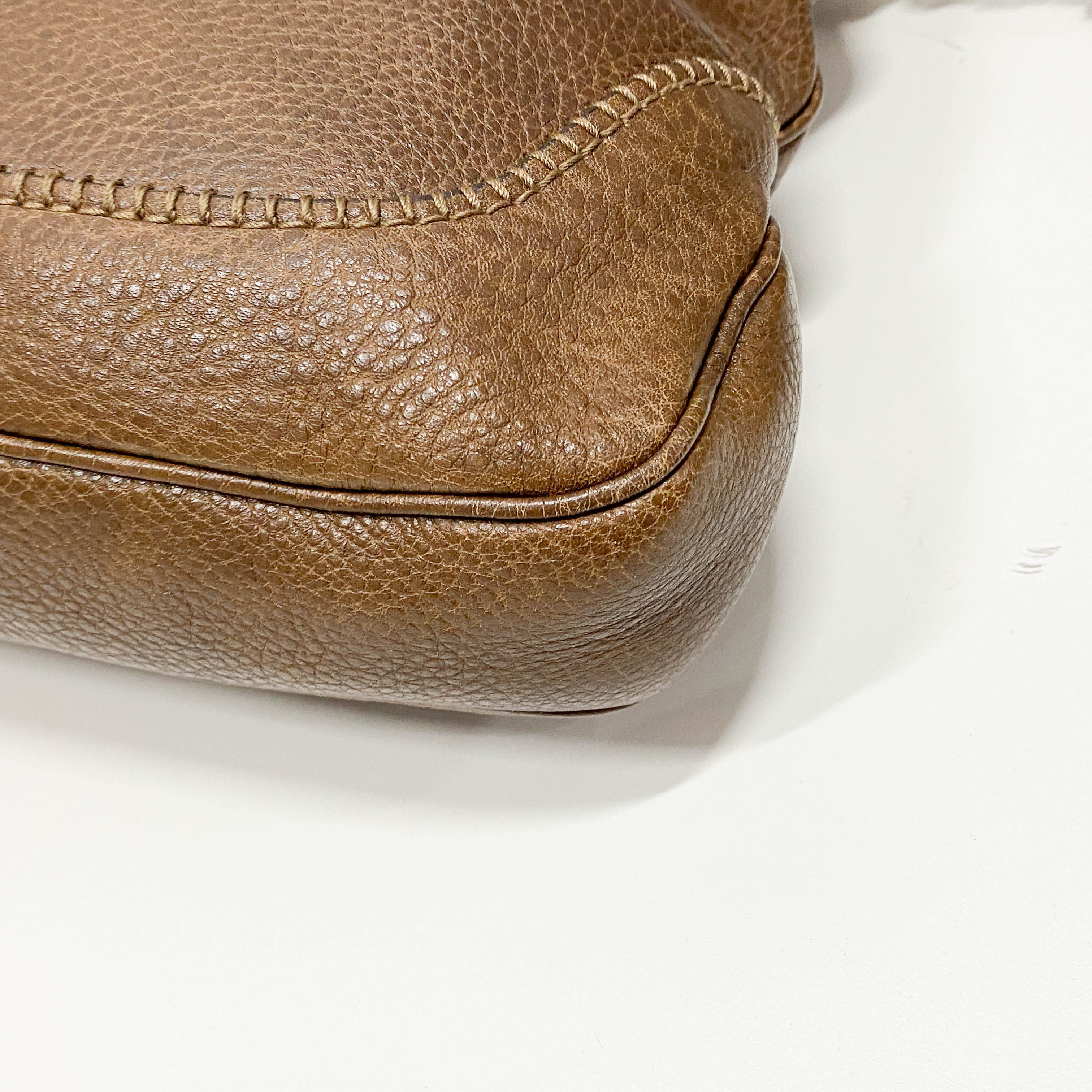 New Jackie Brown Leather Two Way Bag