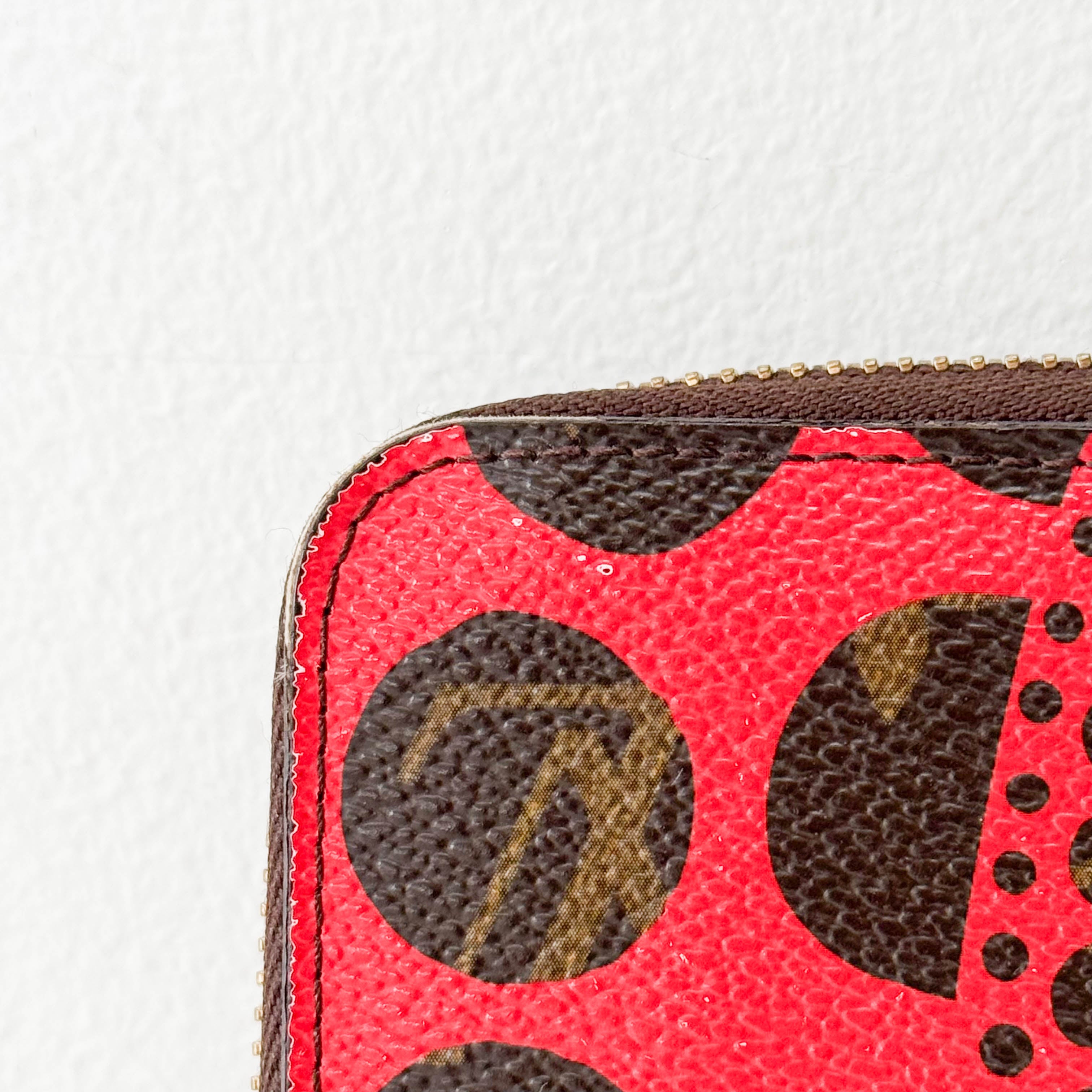 LV x Yayoi Kusama 2012 Monogram Brown Canvas Wallet