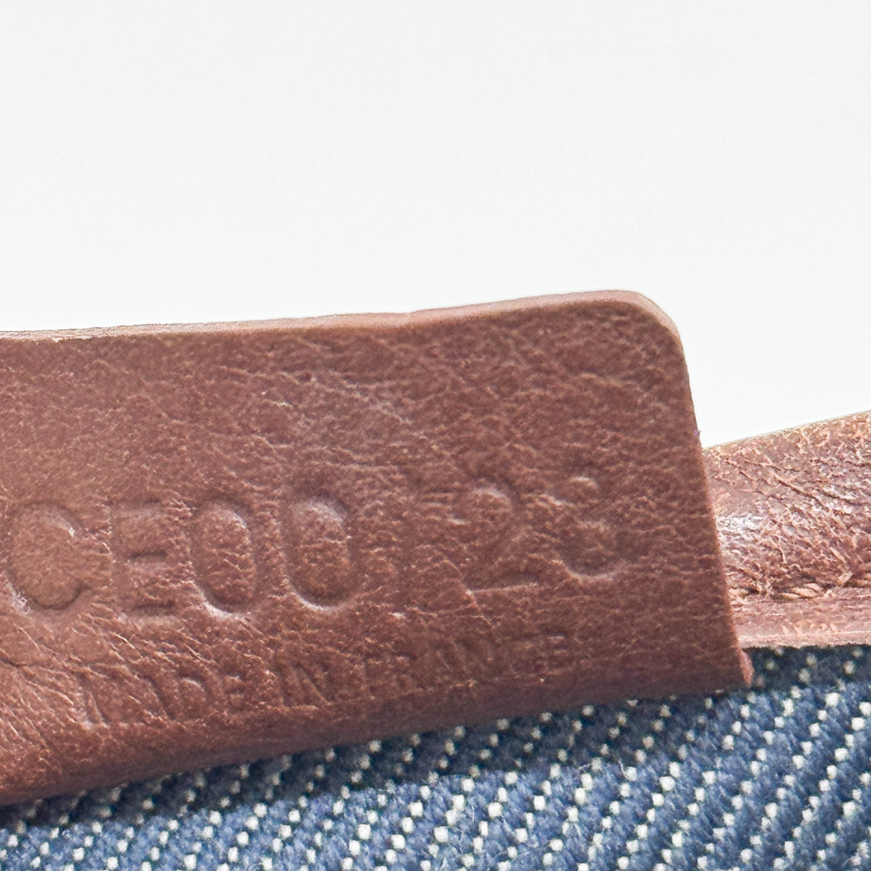 Poulbot Blue Paris Macadam Canvas Shoulder Bag