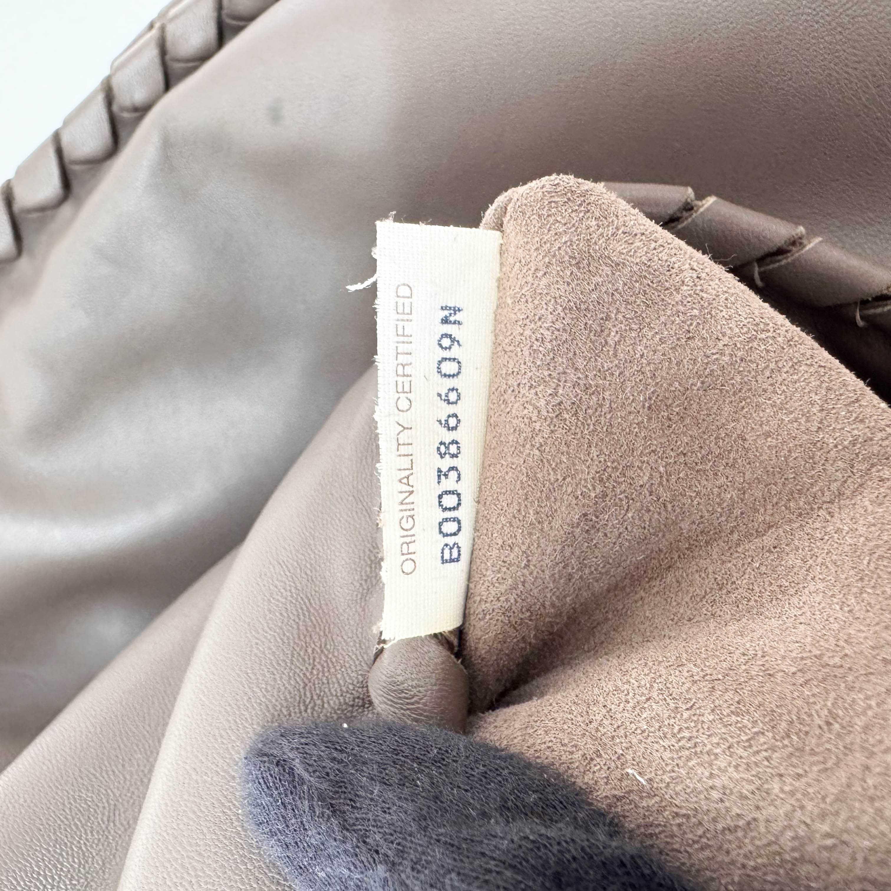 Brown Leather and Lizard Detail Bag