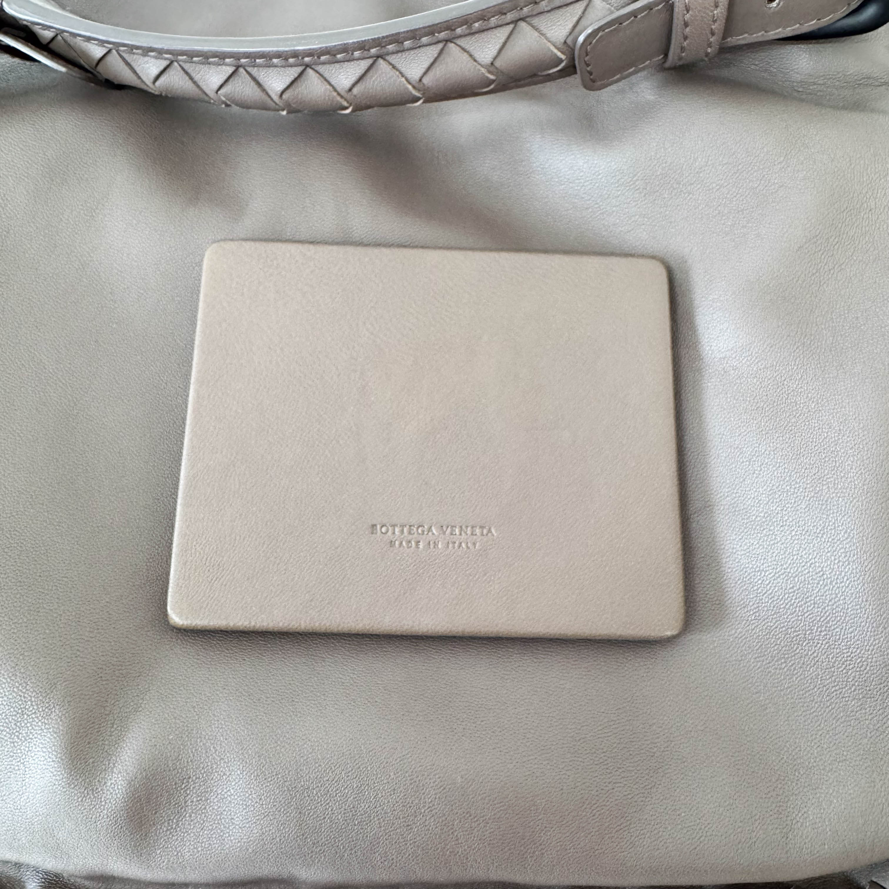 Brown Leather and Lizard Detail Bag