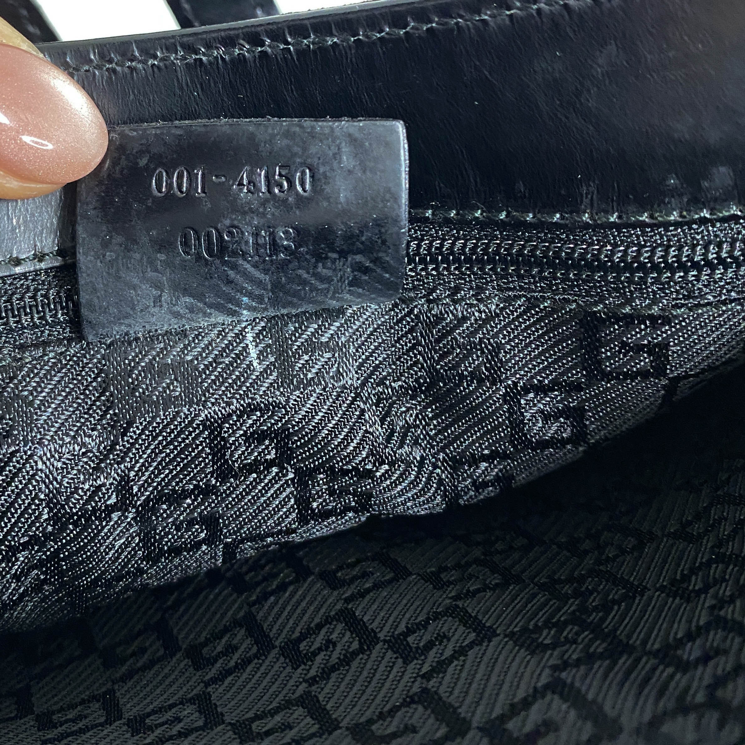 Patent Leather Black Hobo Shoulder Bag