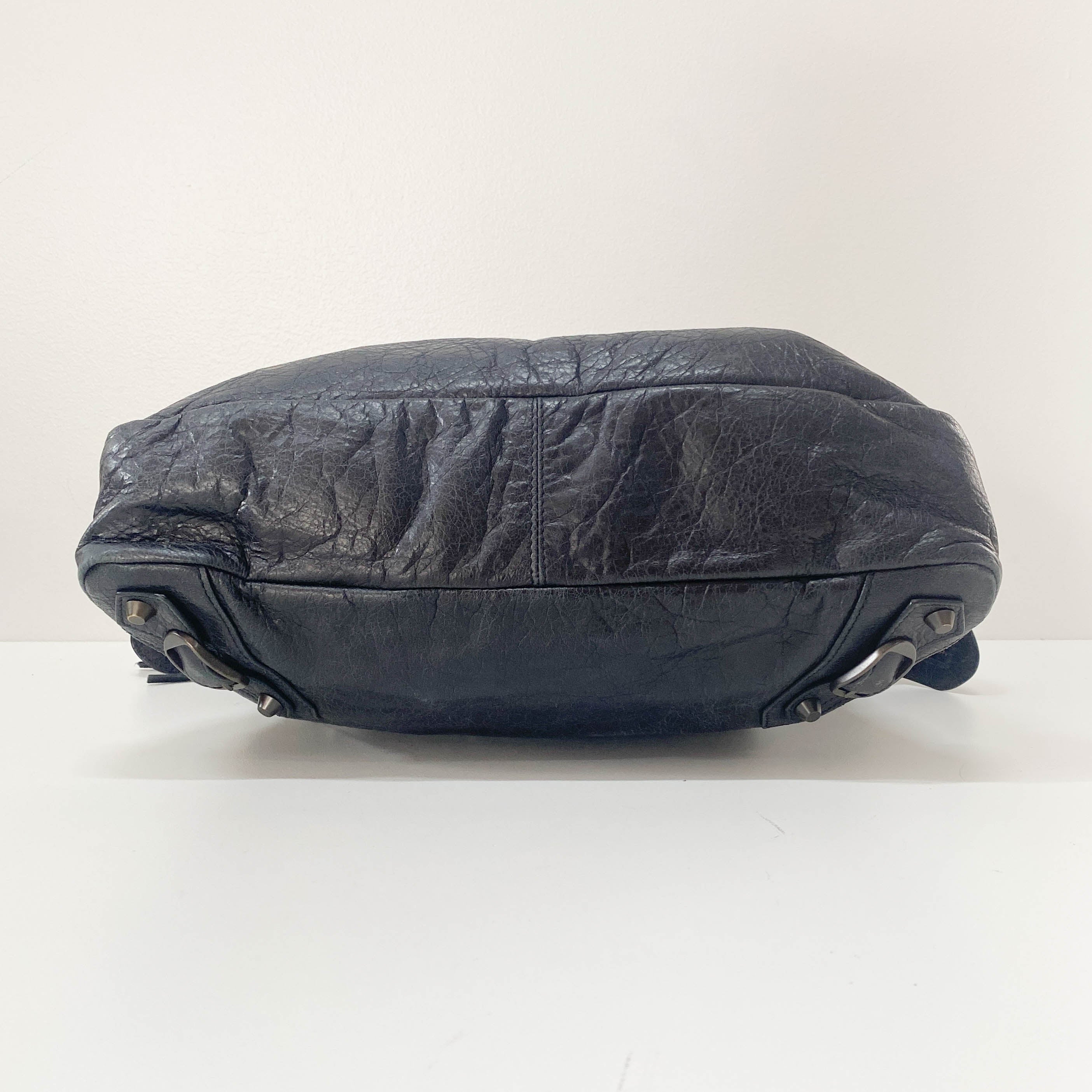 The First Black Calfskin Two Way Bag