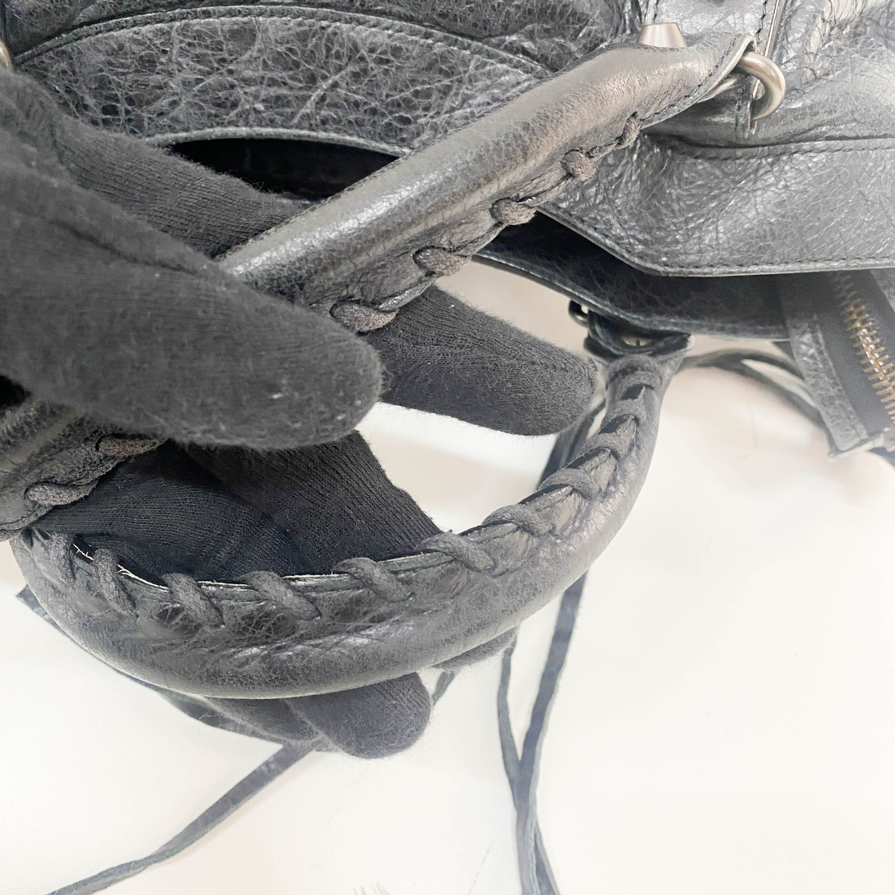 The First Black Calfskin Two Way Bag