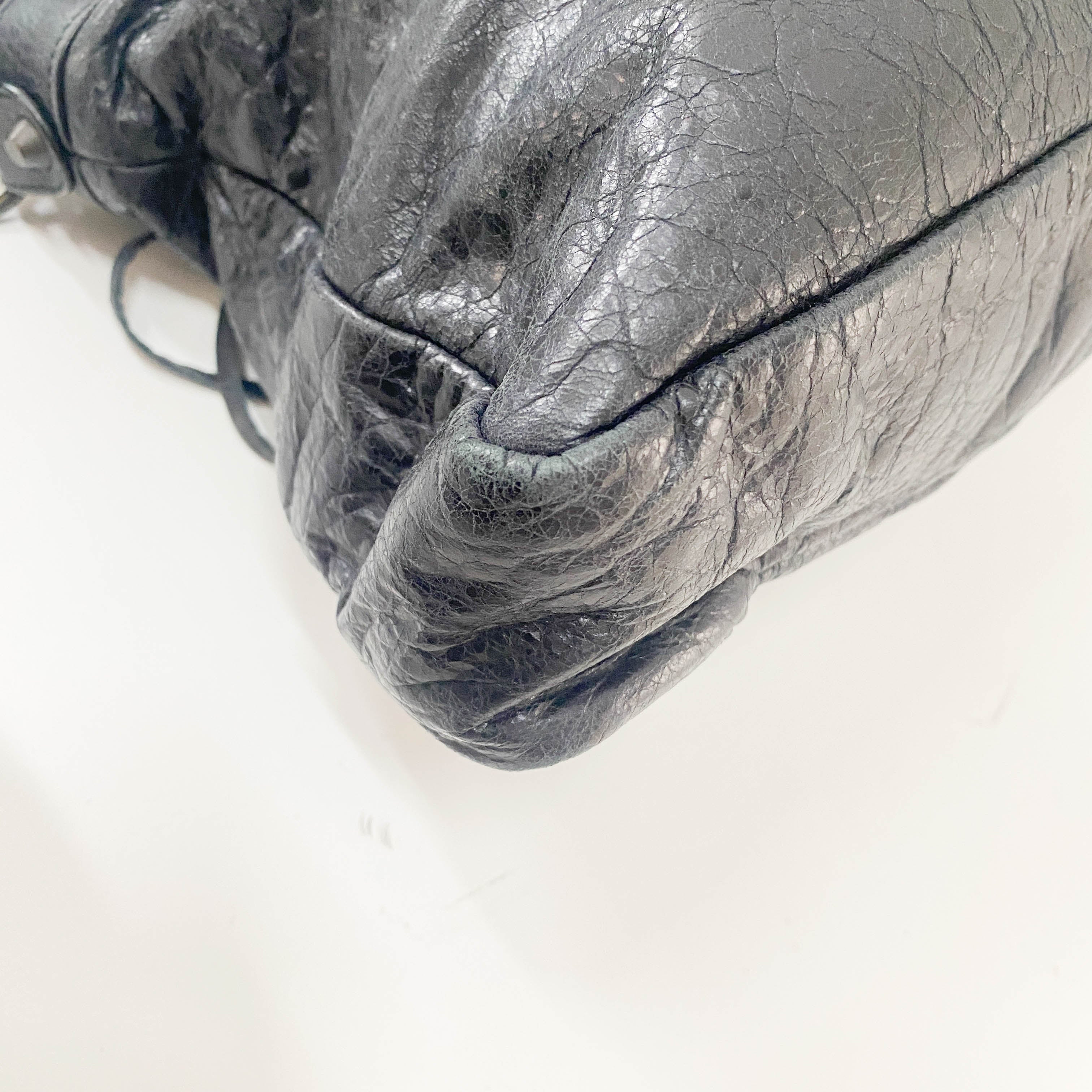 The First Black Calfskin Two Way Bag