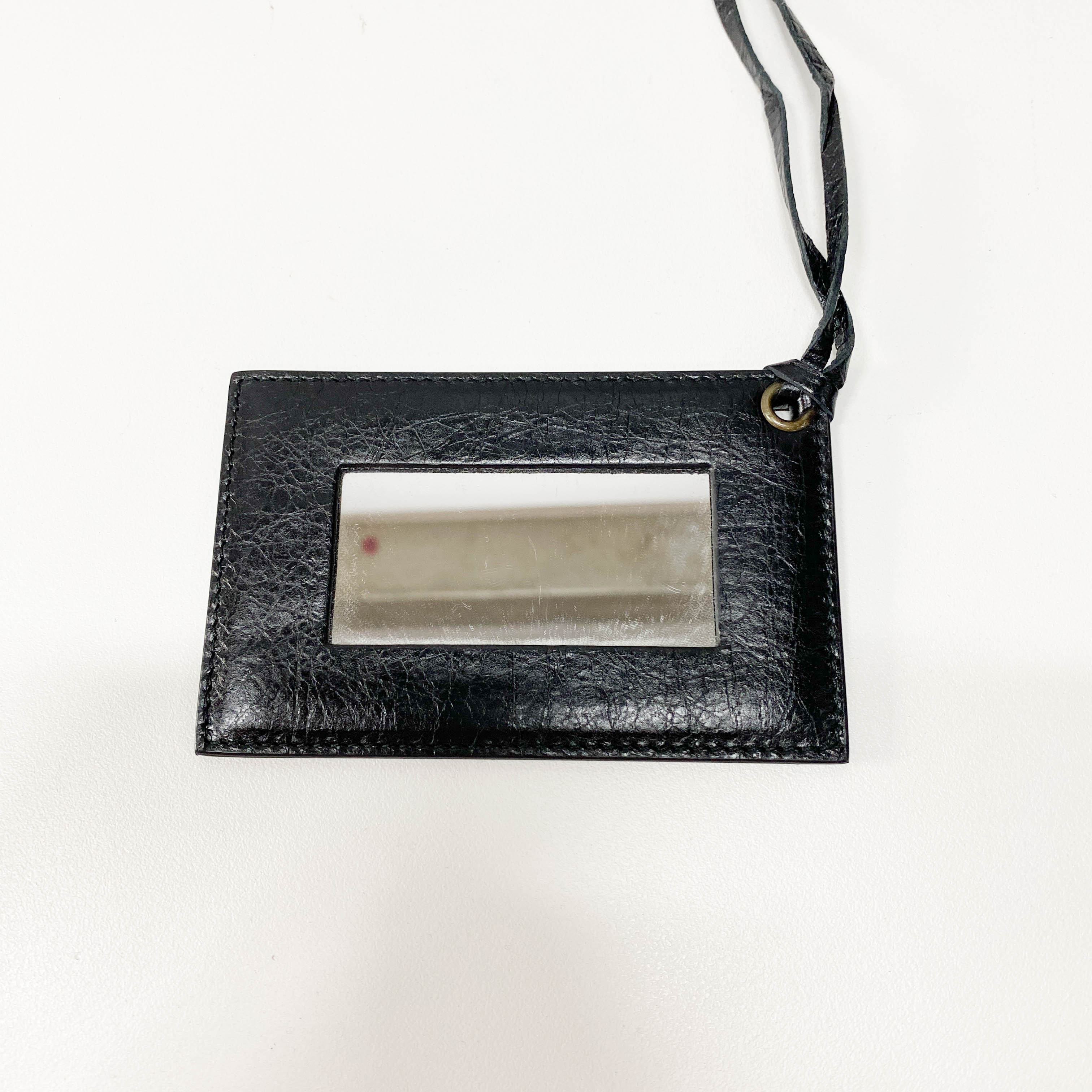 The First Black Leather Two Way Bag