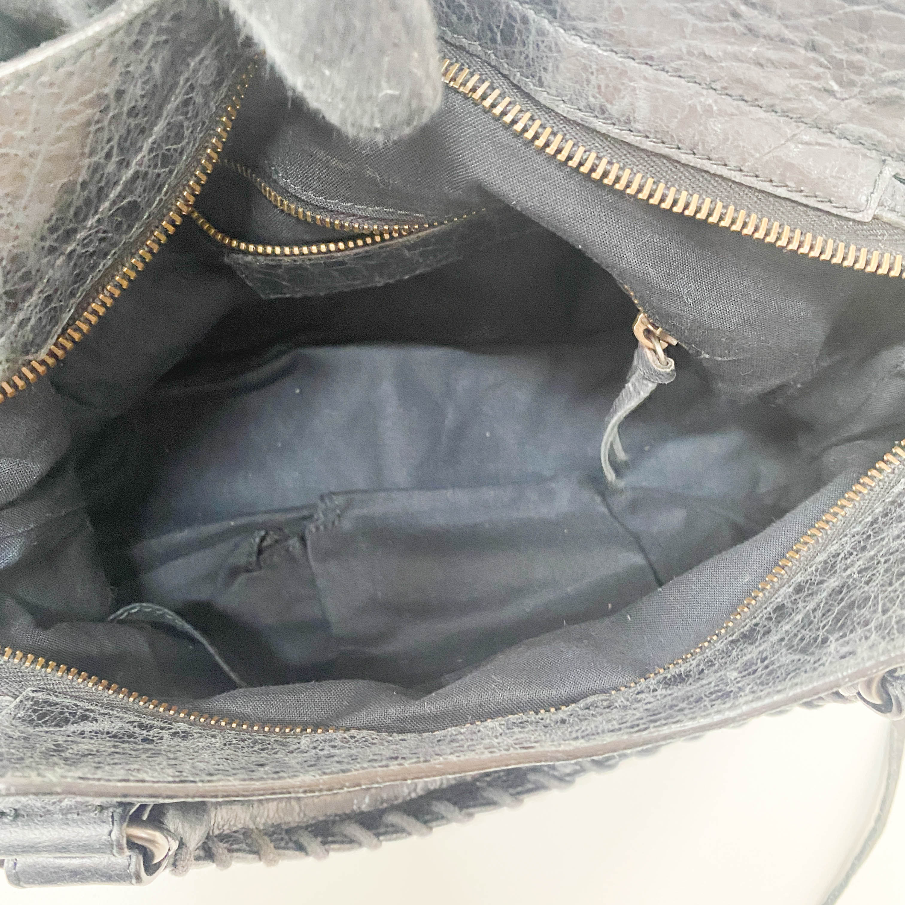 The First Black Calfskin Two Way Bag