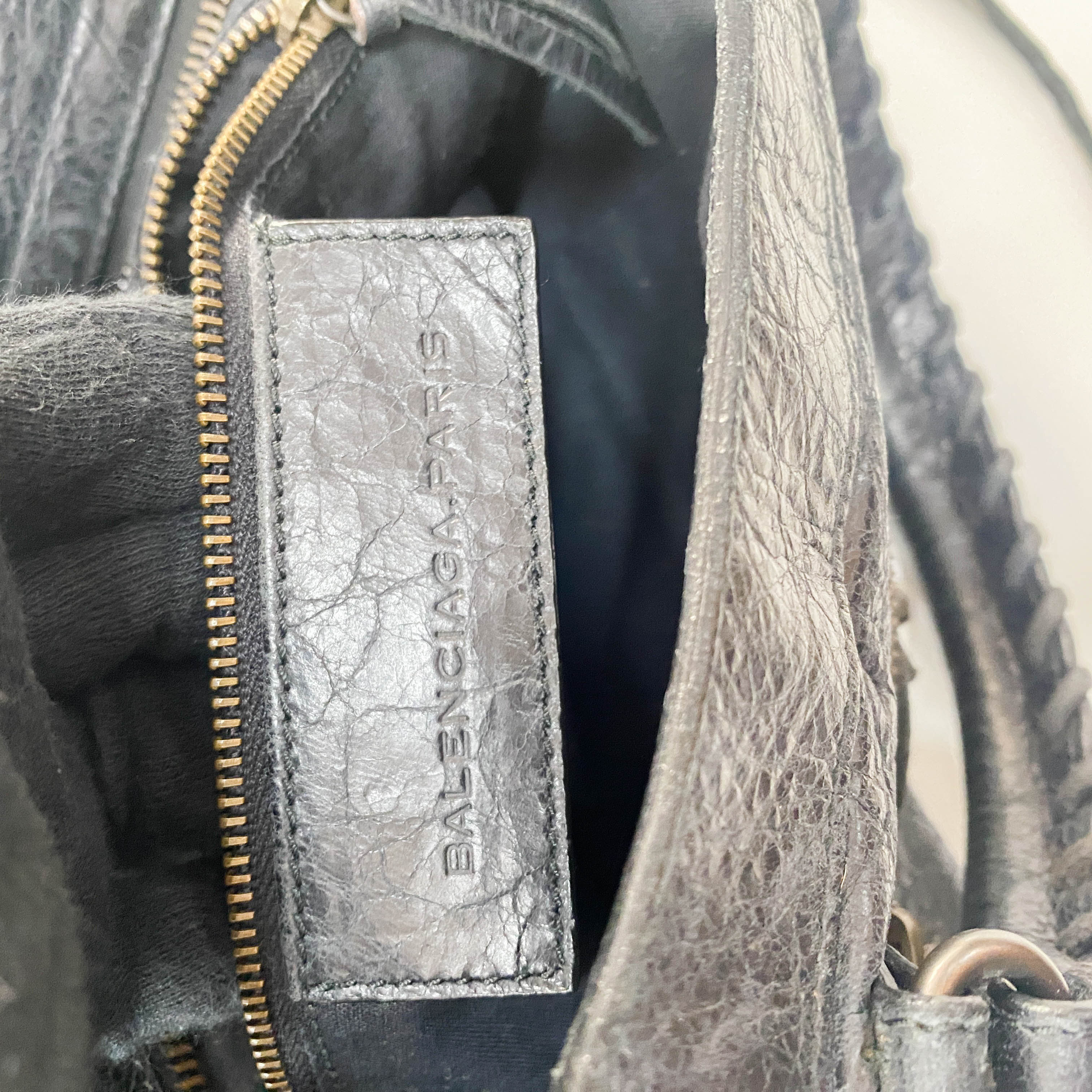 The First Black Calfskin Two Way Bag