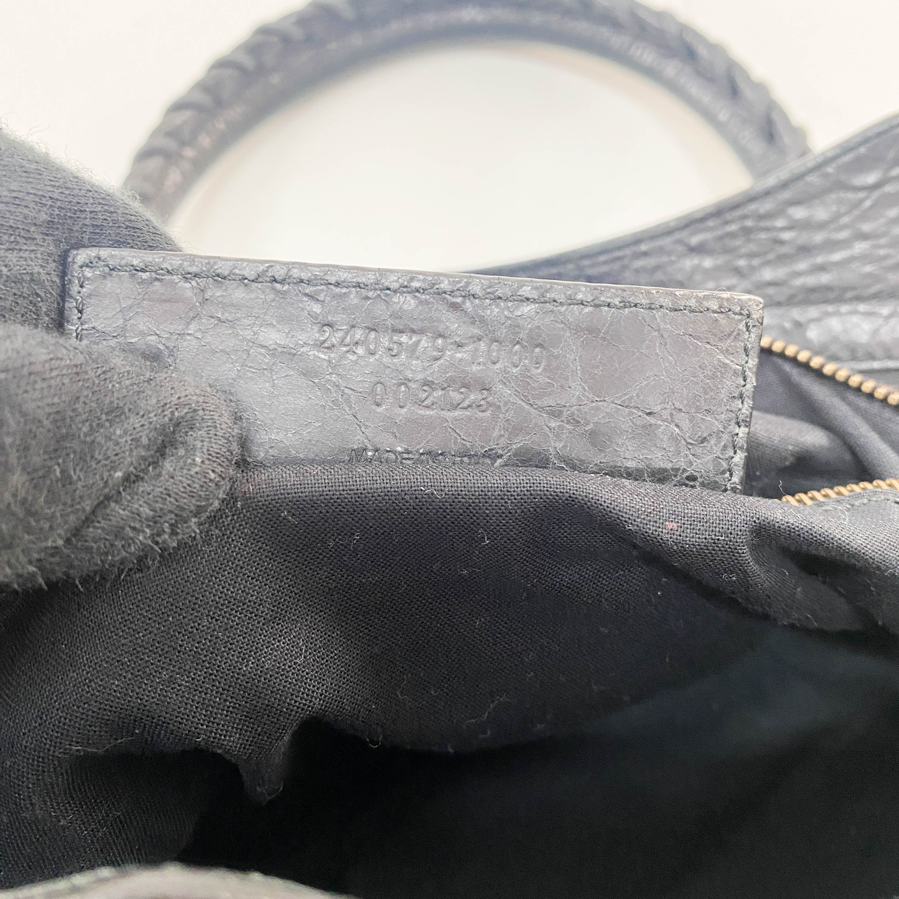 The First Black Calfskin Two Way Bag