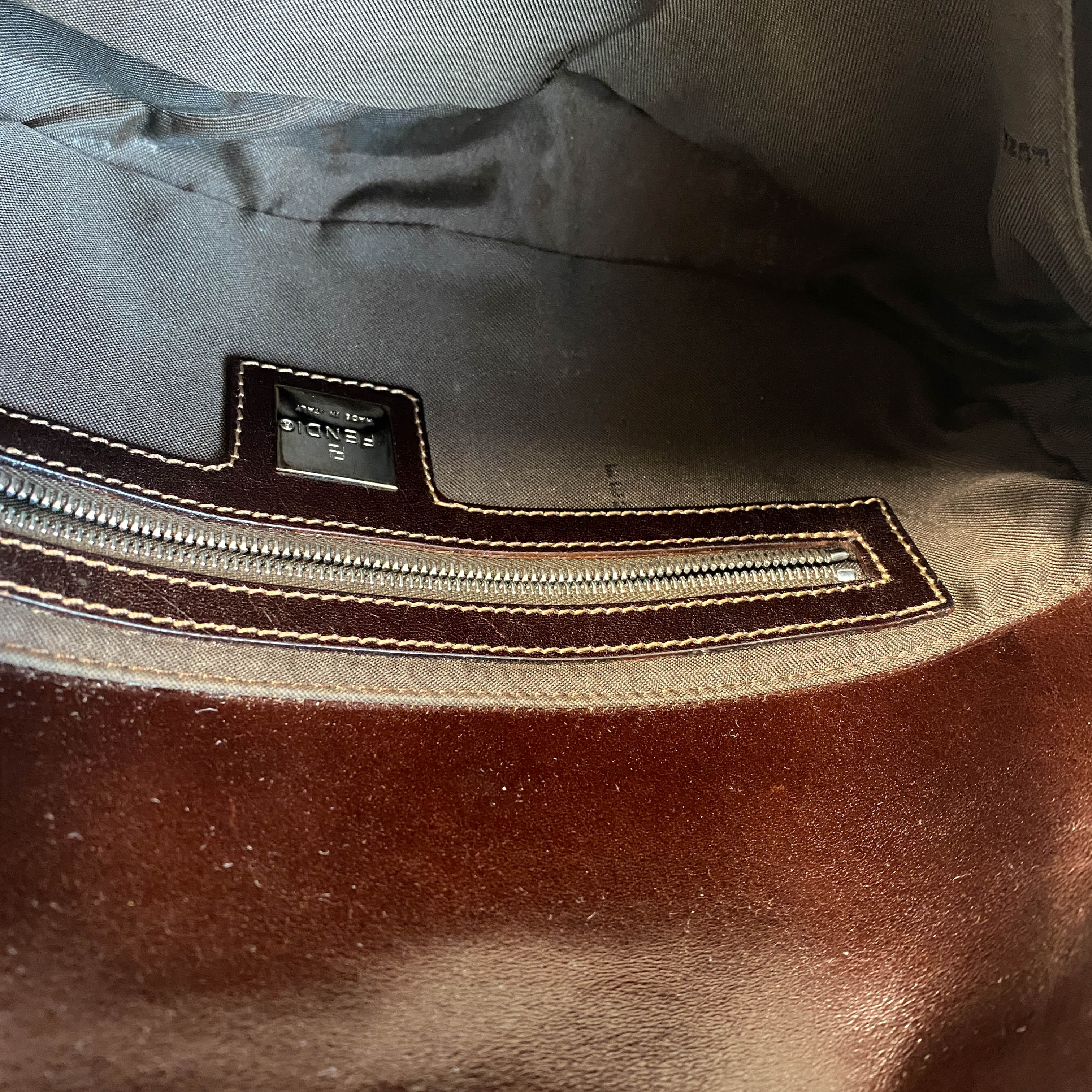 FENDI Brown Beaded Baguette Shoulder Bag, in , Sold by HIVE PRELOVED - Shoulder Bags, ,