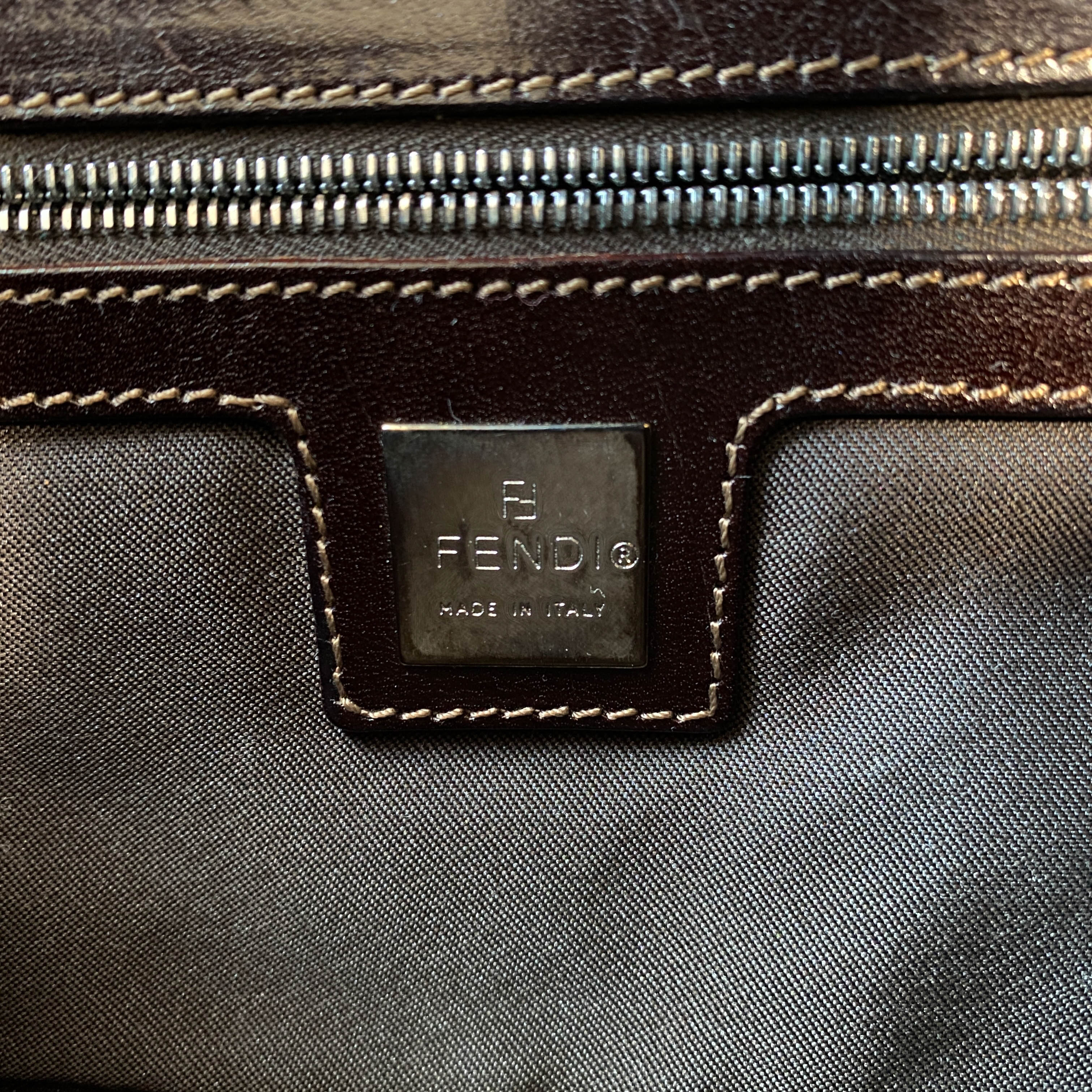 FENDI Brown Beaded Baguette Shoulder Bag, in , Sold by HIVE PRELOVED - Shoulder Bags, ,