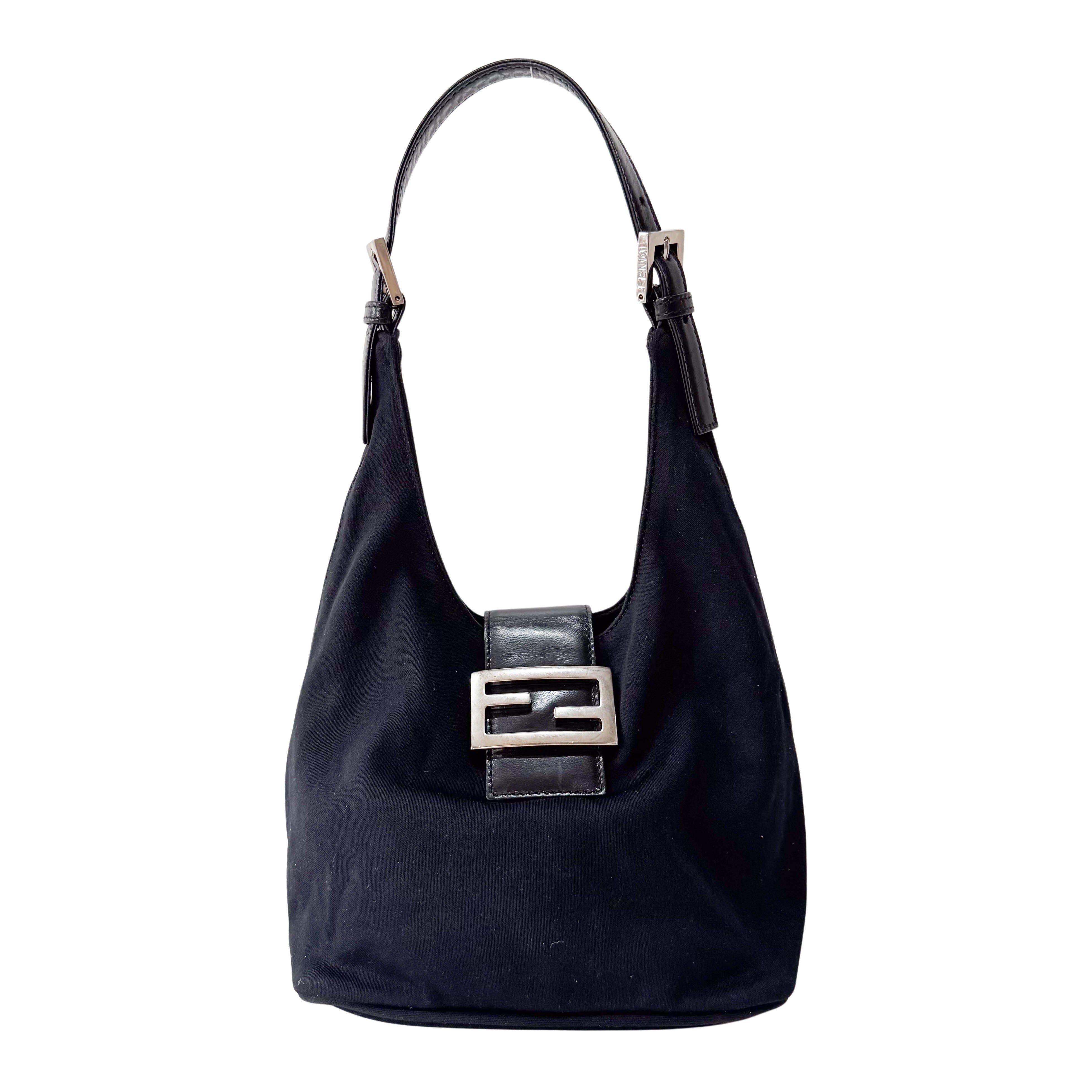 Black Hobo Shoulder Bag