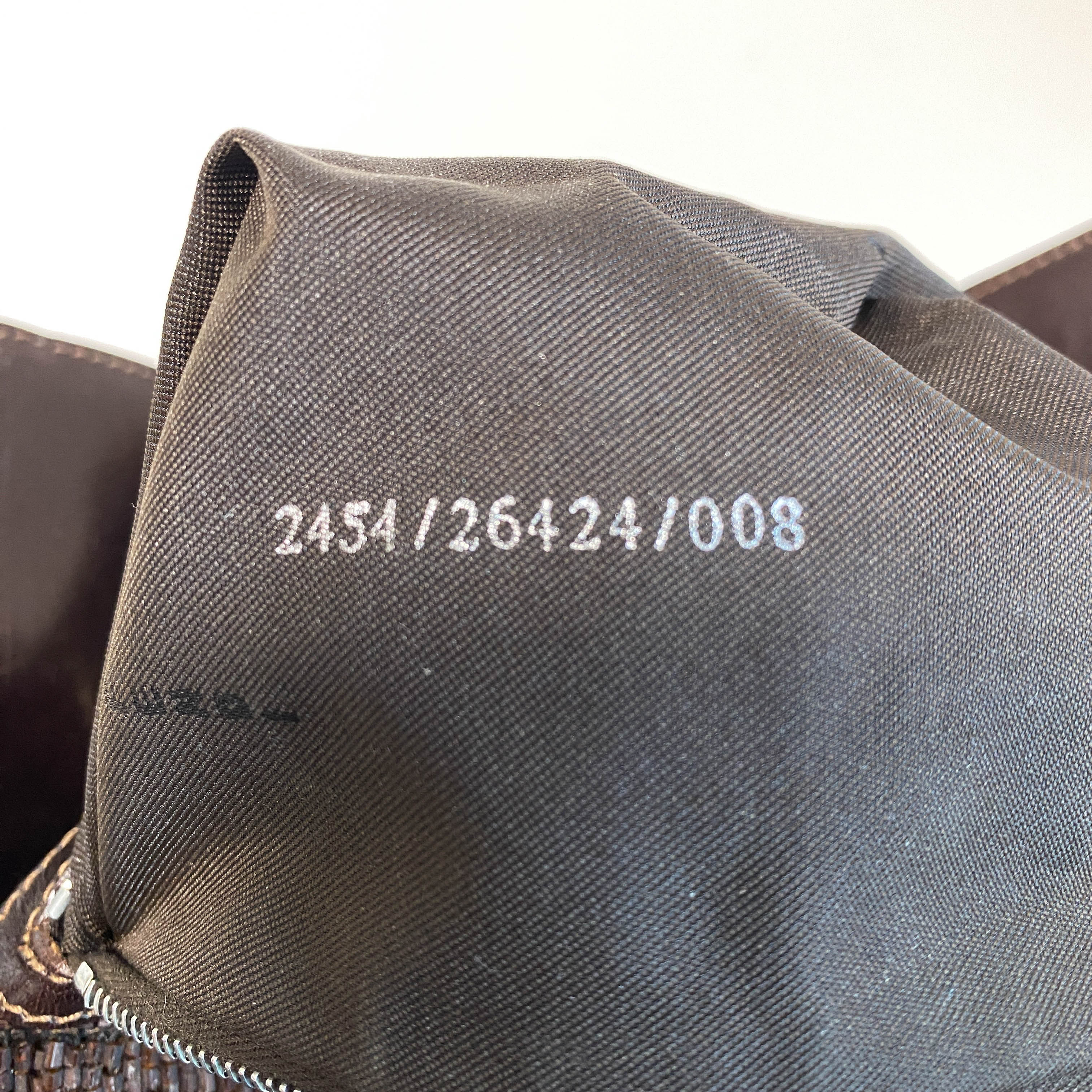 FENDI Brown Beaded Baguette Shoulder Bag, in , Sold by HIVE PRELOVED - Shoulder Bags, ,