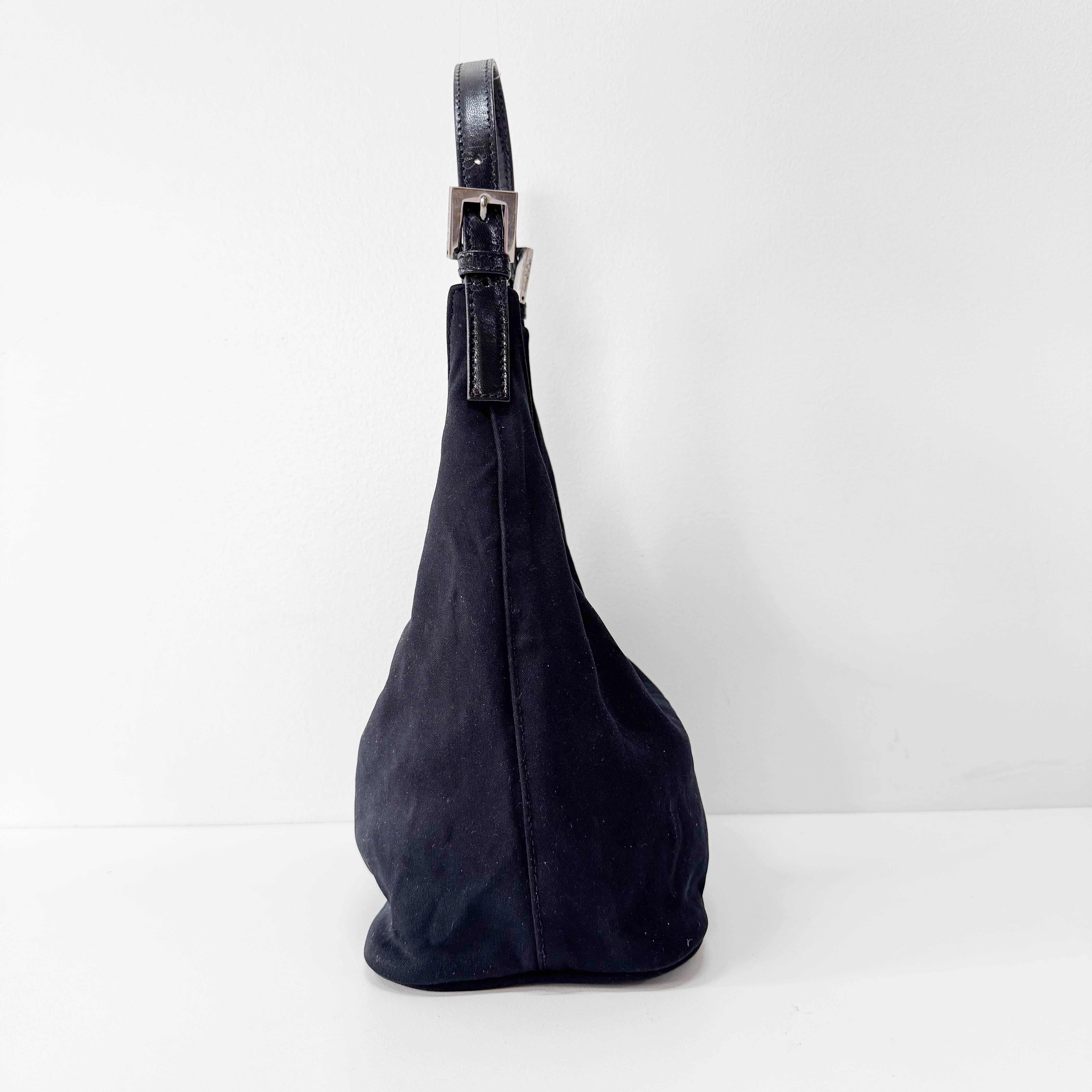 Black Hobo Shoulder Bag