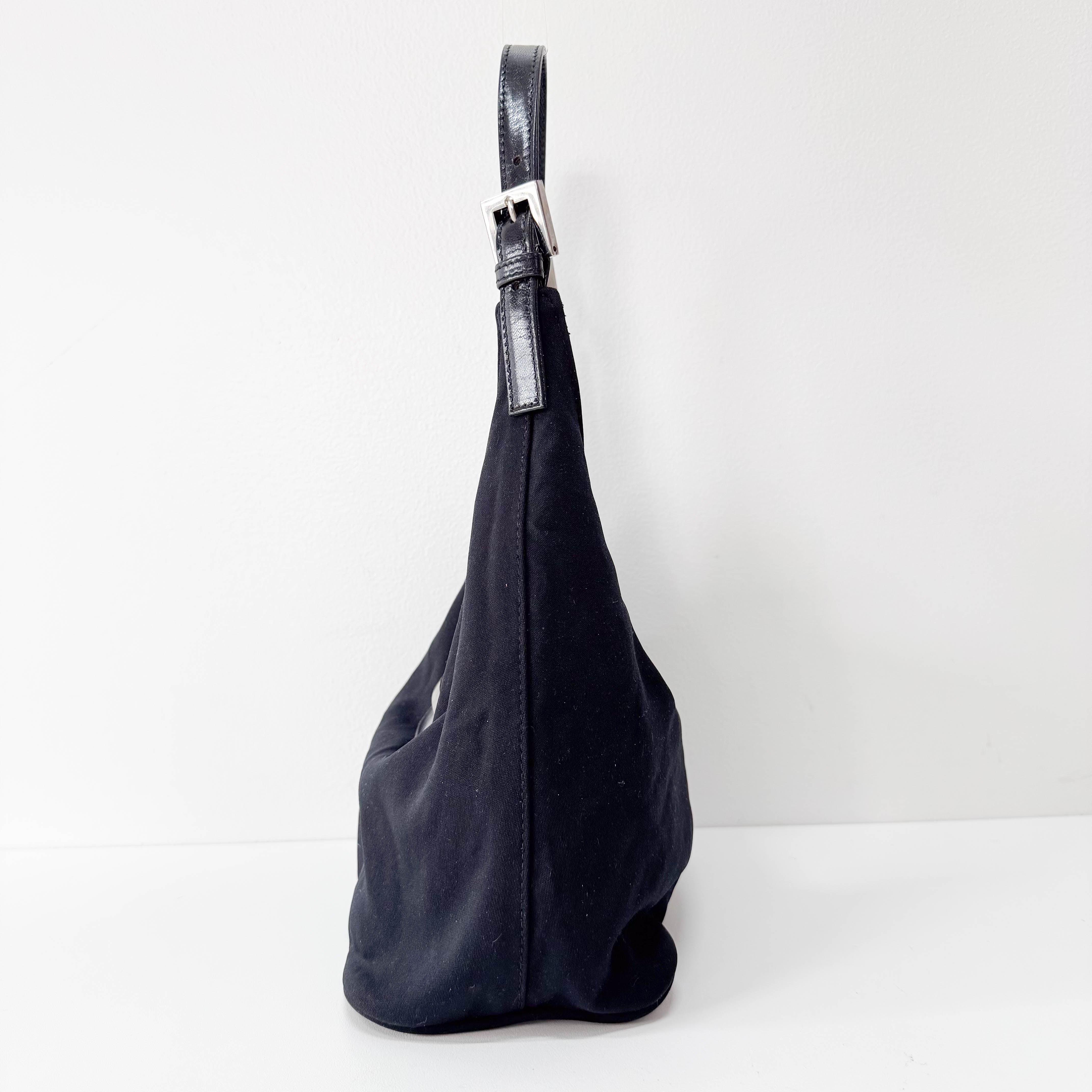 Black Hobo Shoulder Bag