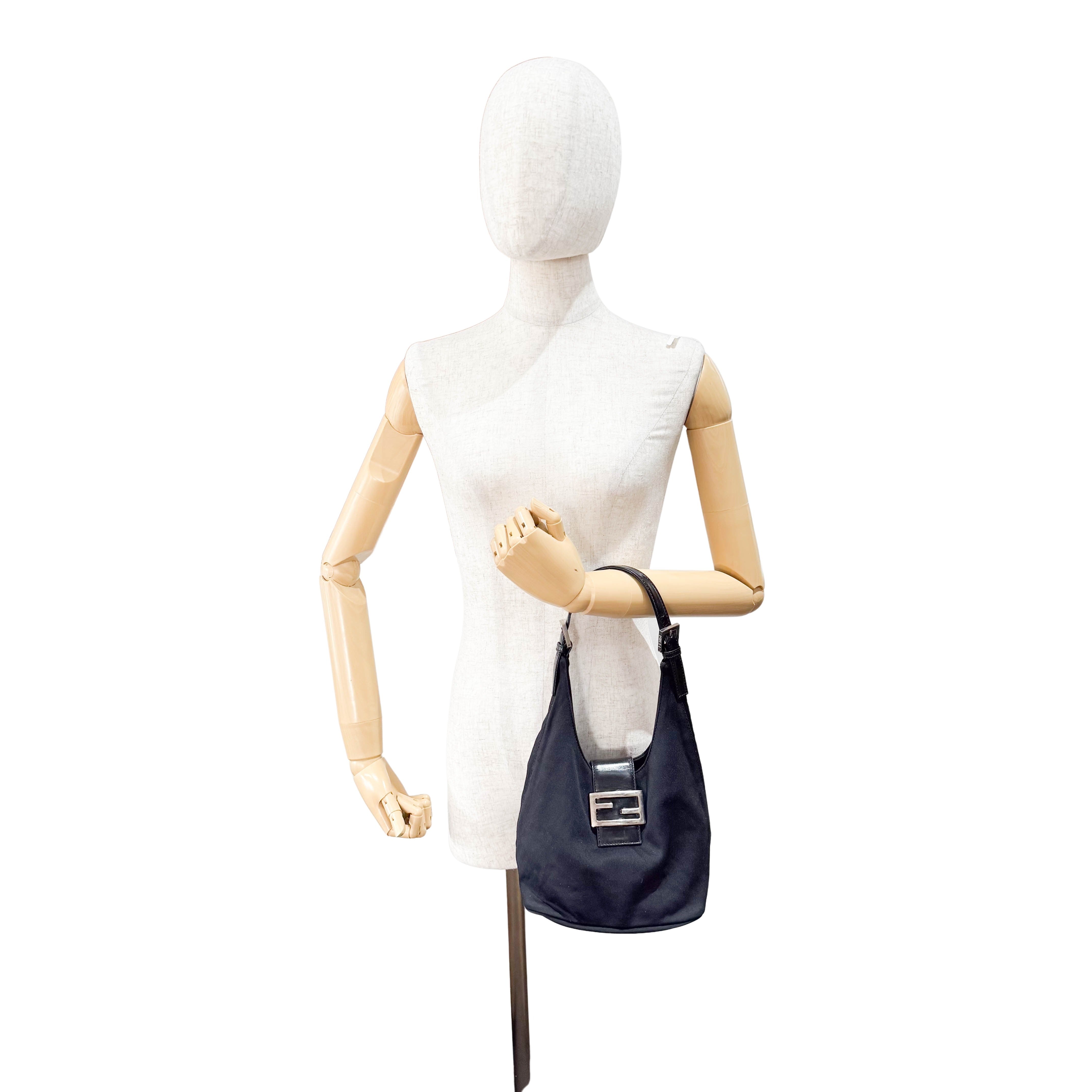 Black Hobo Shoulder Bag