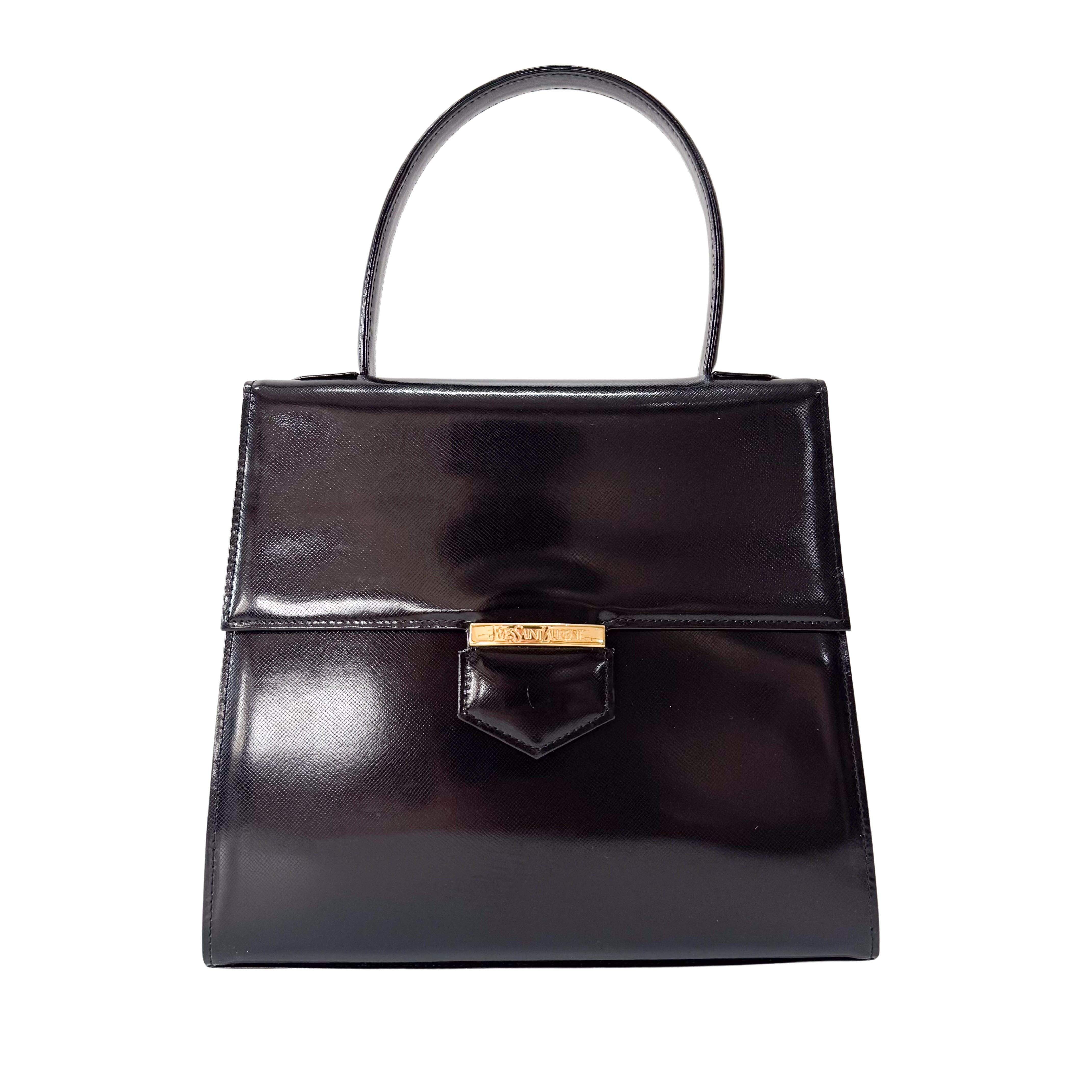 Black Leather Handbag