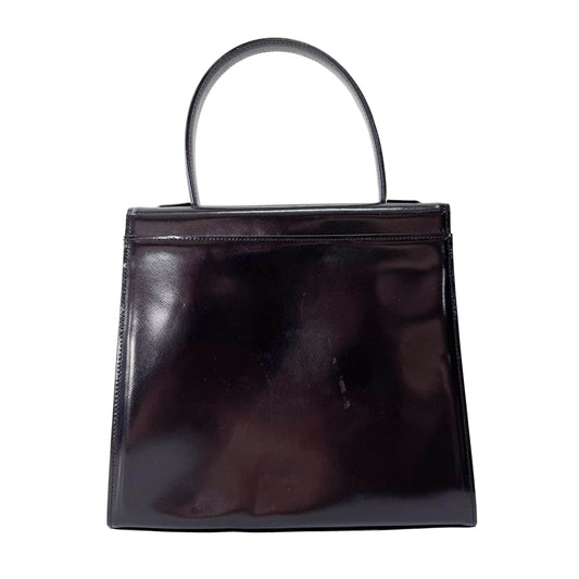 Black Leather Handbag