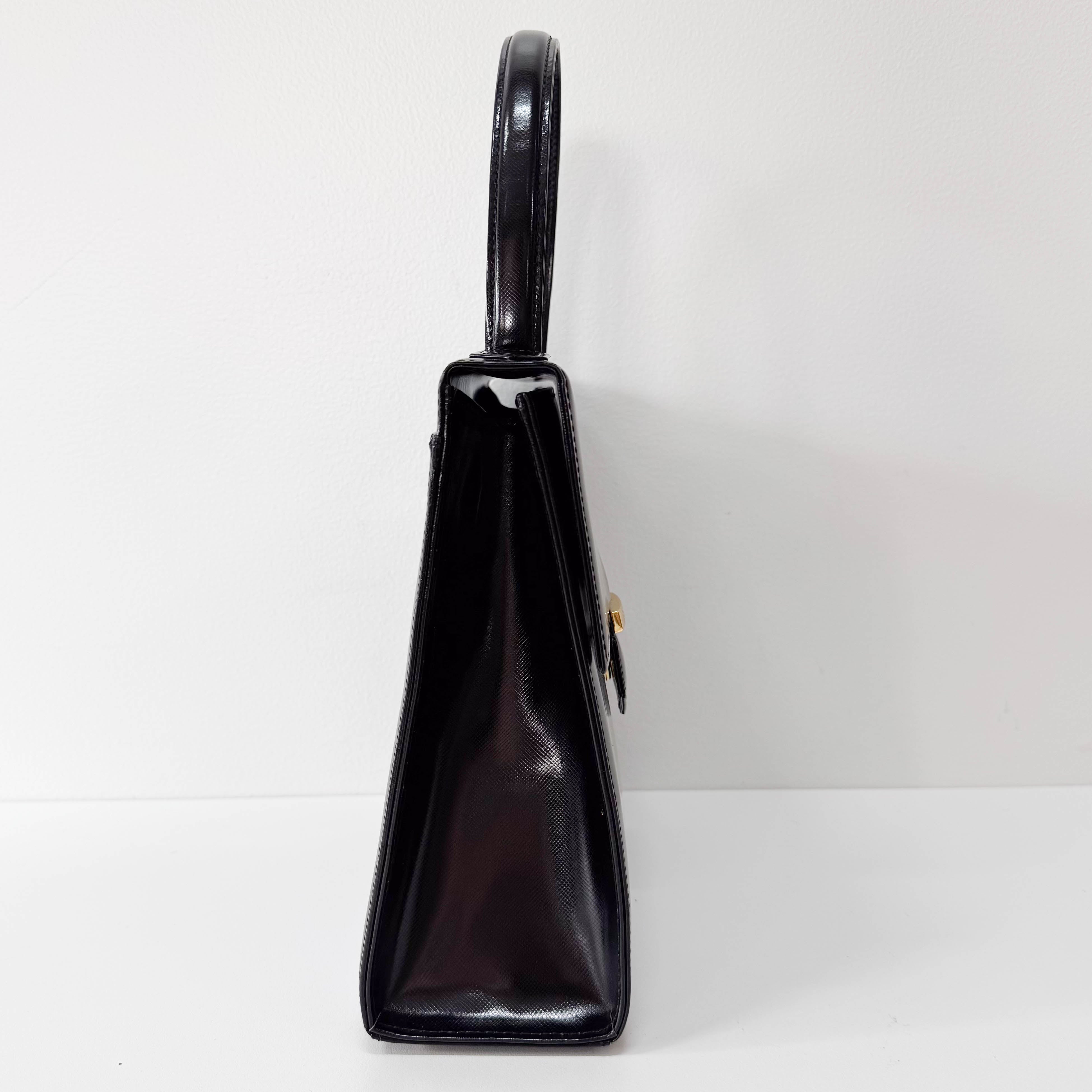 Black Leather Handbag