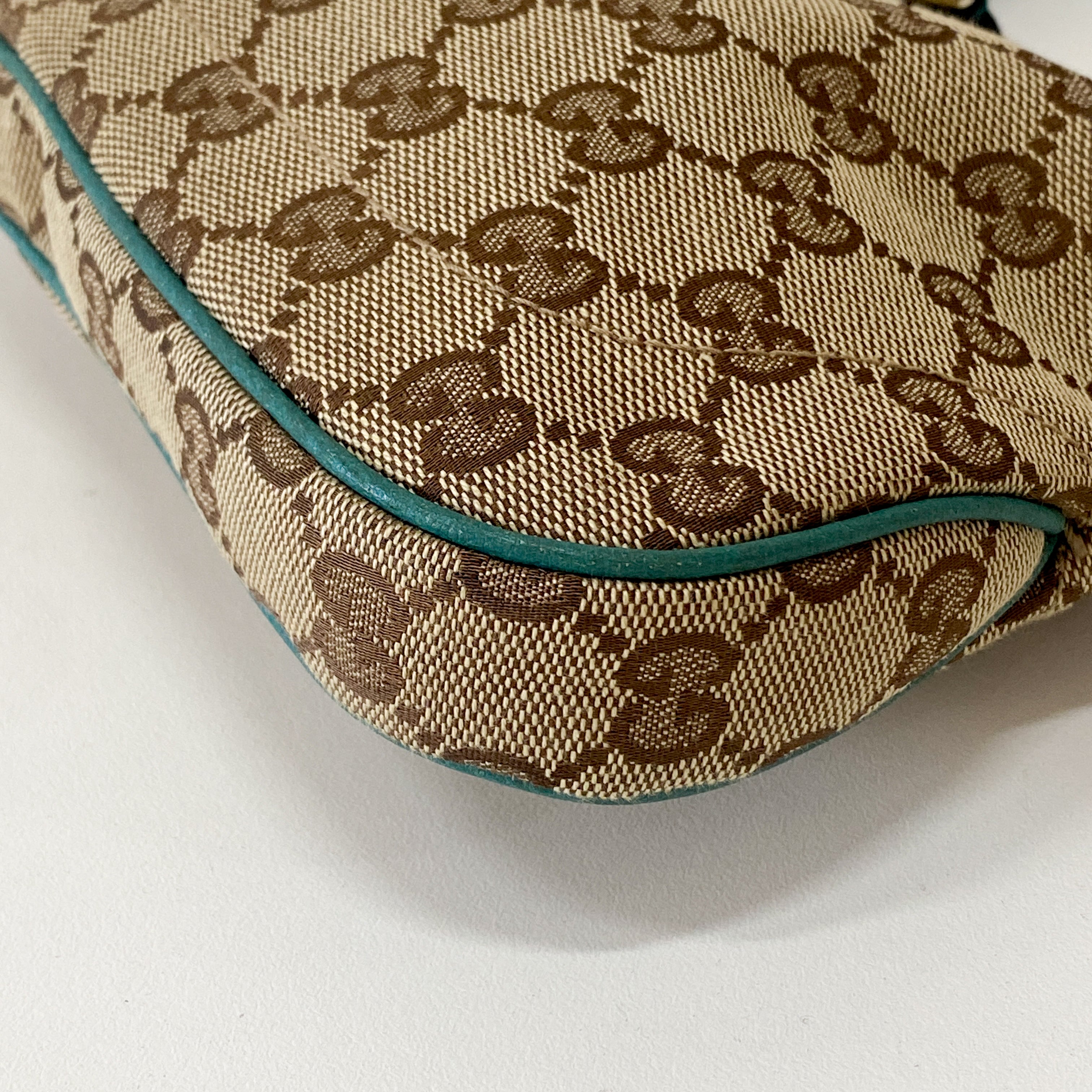 Jackie GG Canvas Mini Brown Shoulder Bag