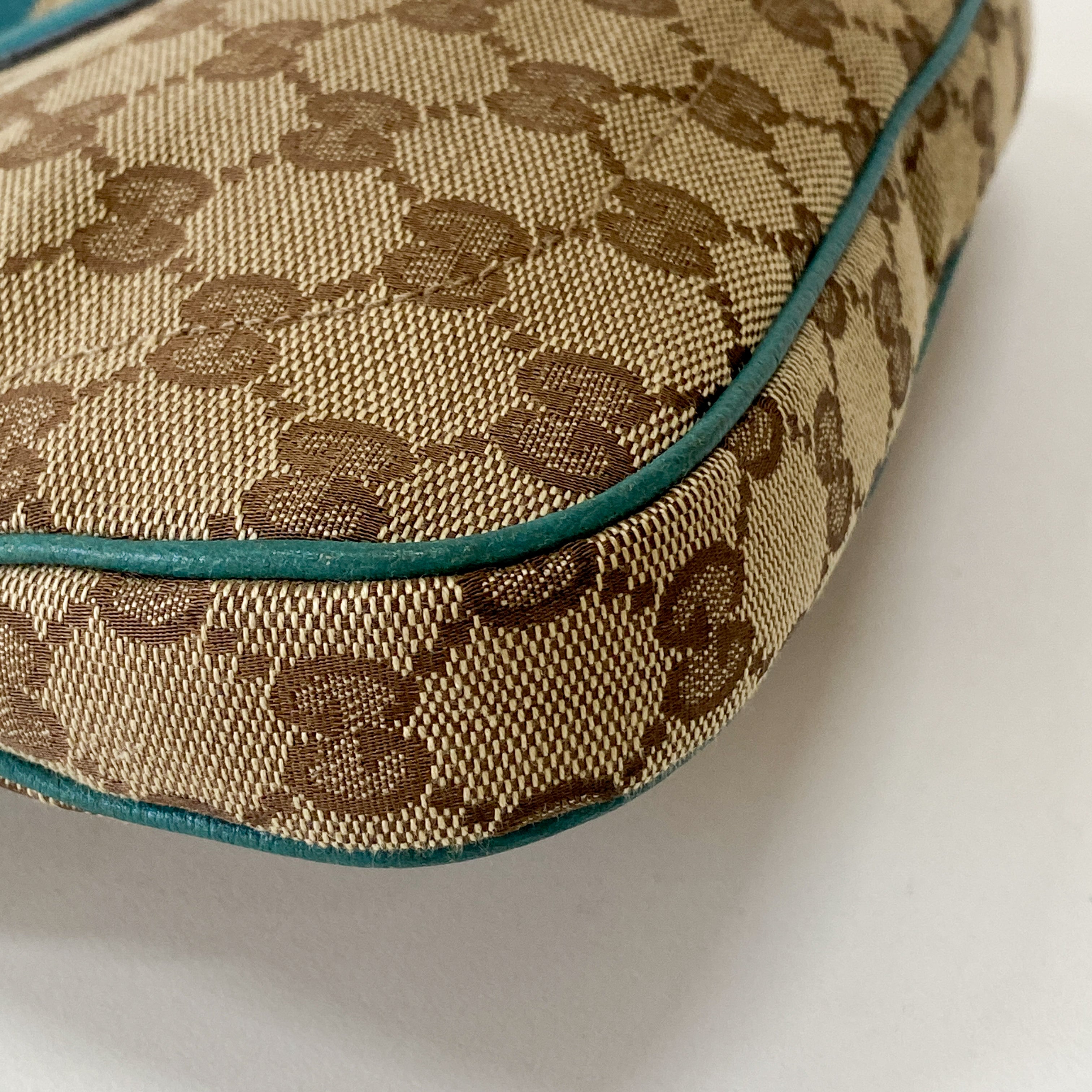 Jackie GG Canvas Mini Brown Shoulder Bag