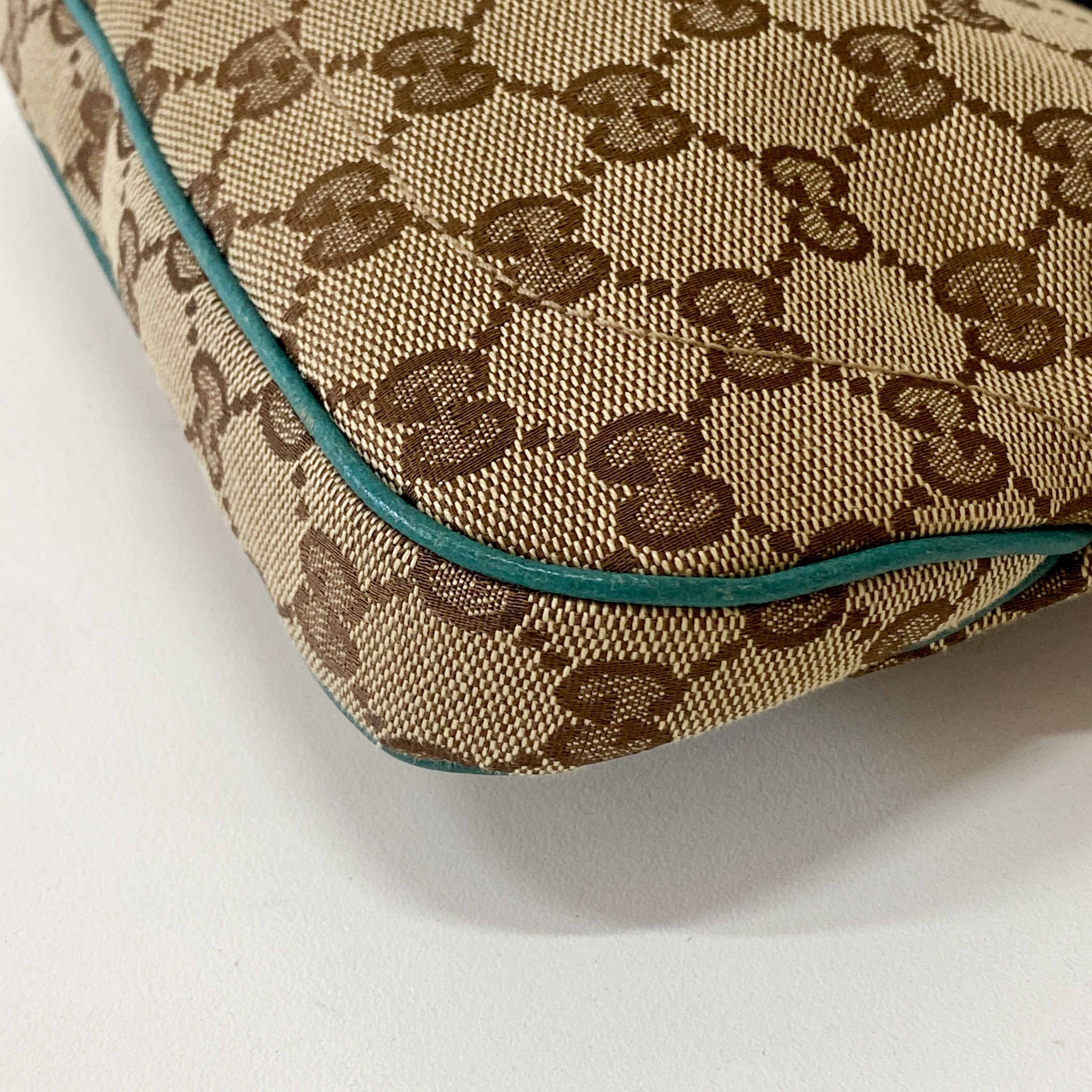 Jackie GG Canvas Mini Brown Shoulder Bag