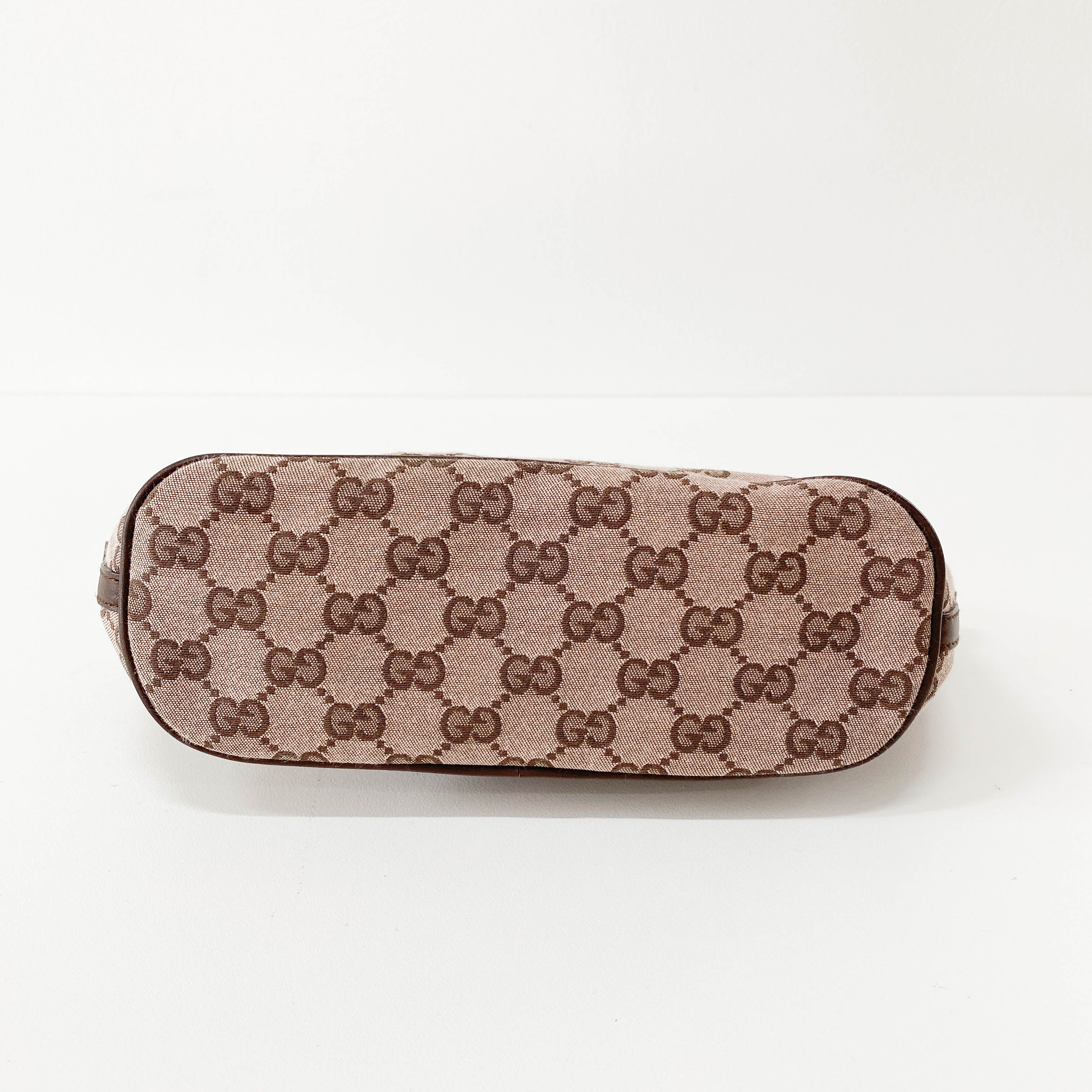 Boat Brown GG Canvas Pouch