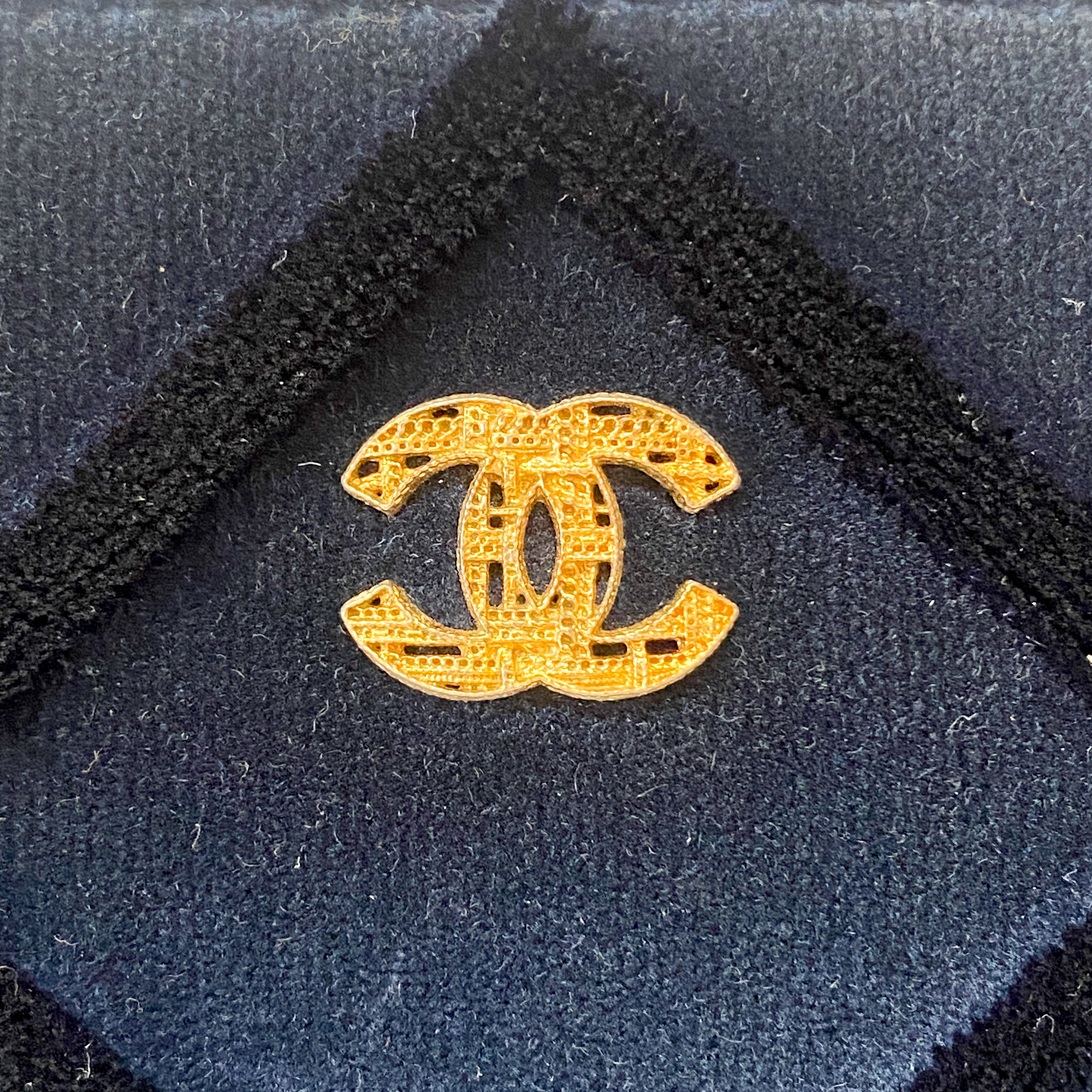 Navy Velvet Matelasse Clutch Bag