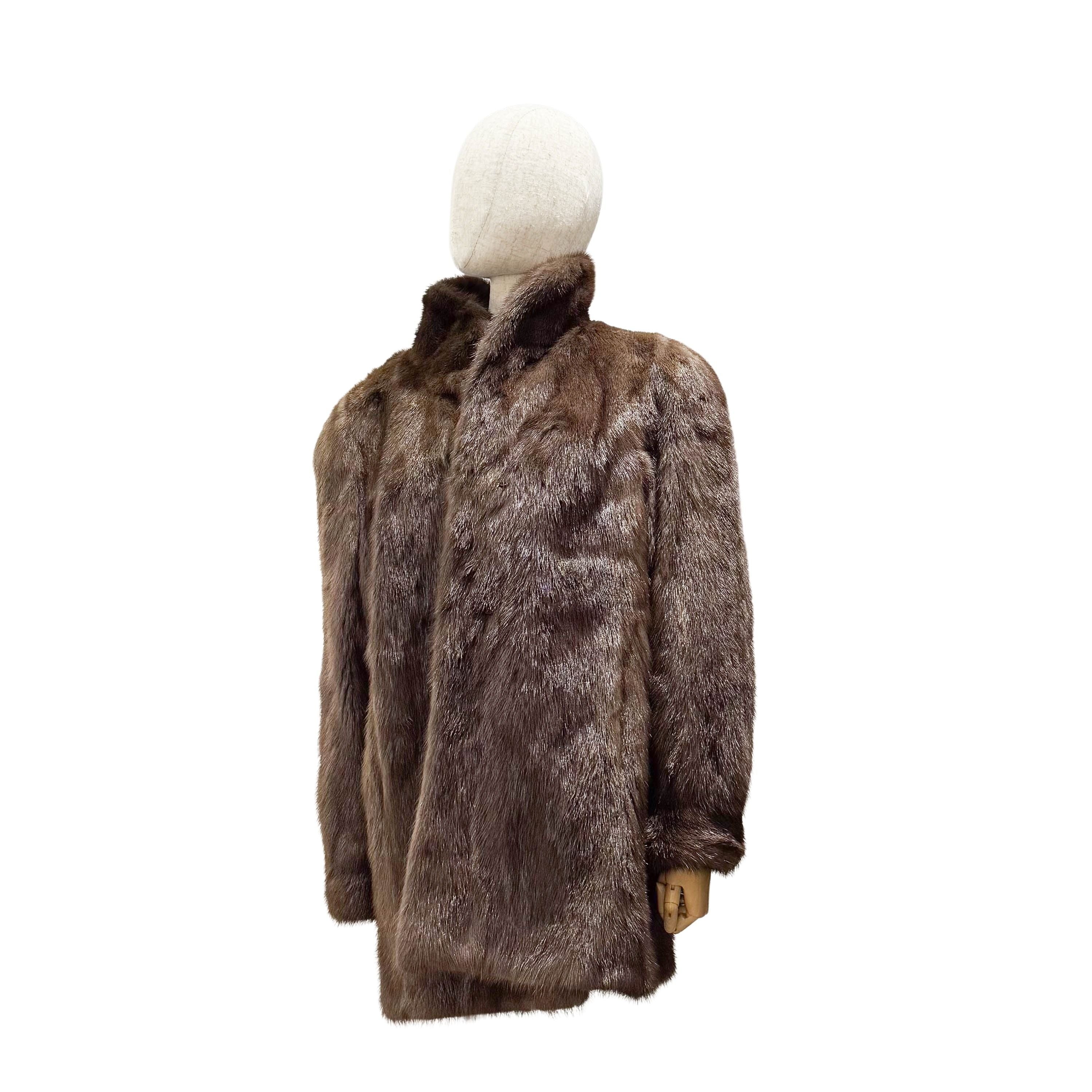 Brown Mink Fur Coat
