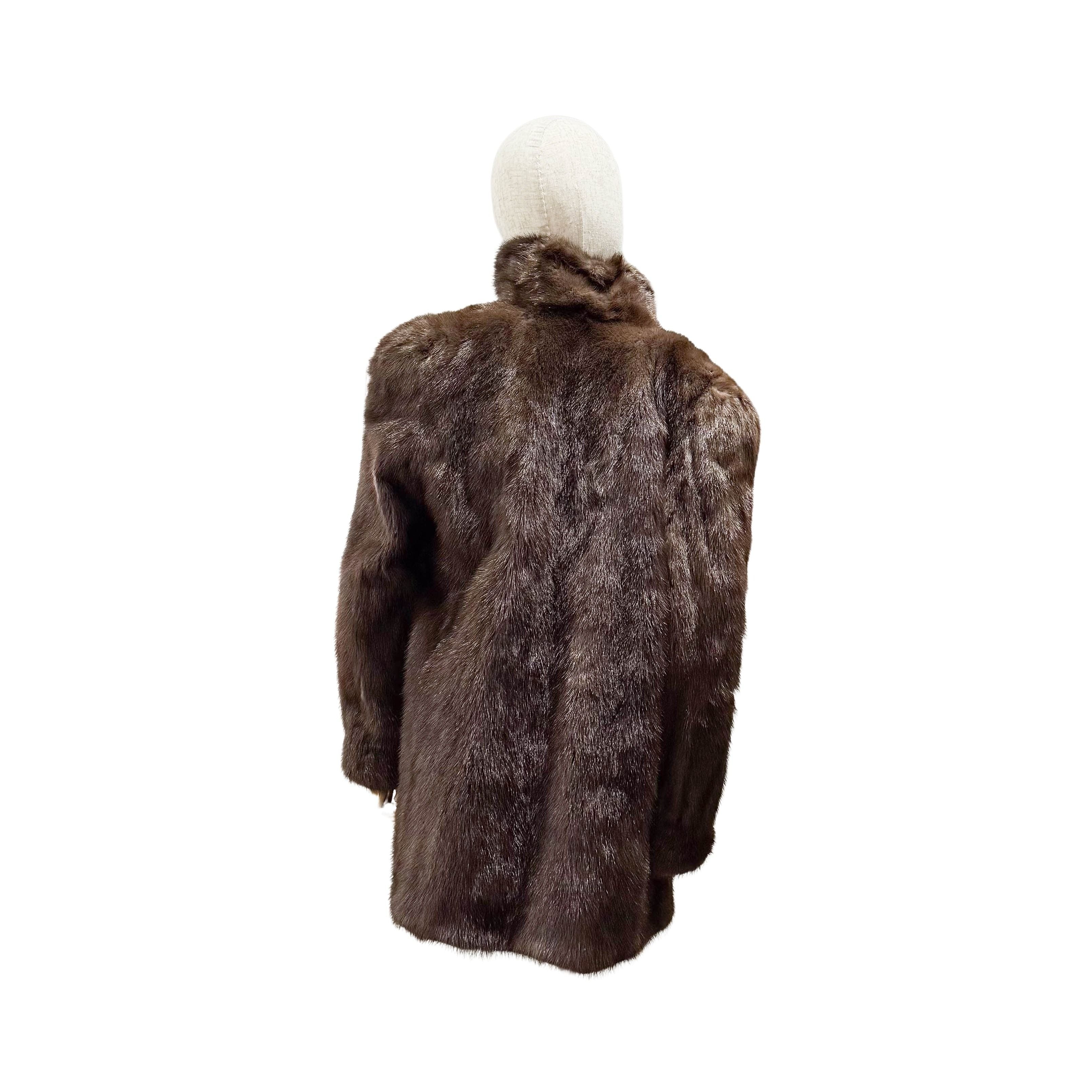 Brown Mink Fur Coat