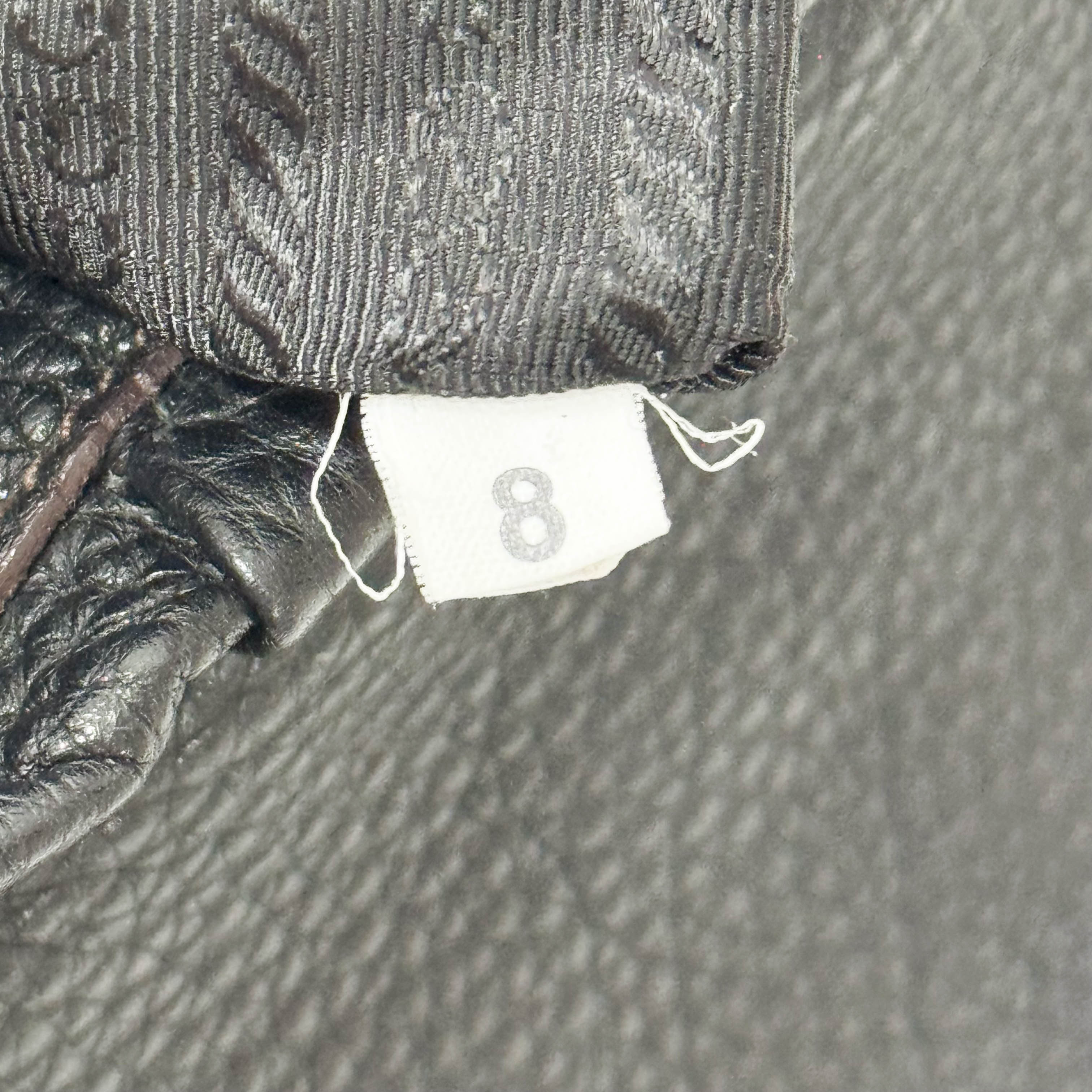 Black Leather Tassel Shoulder Bag