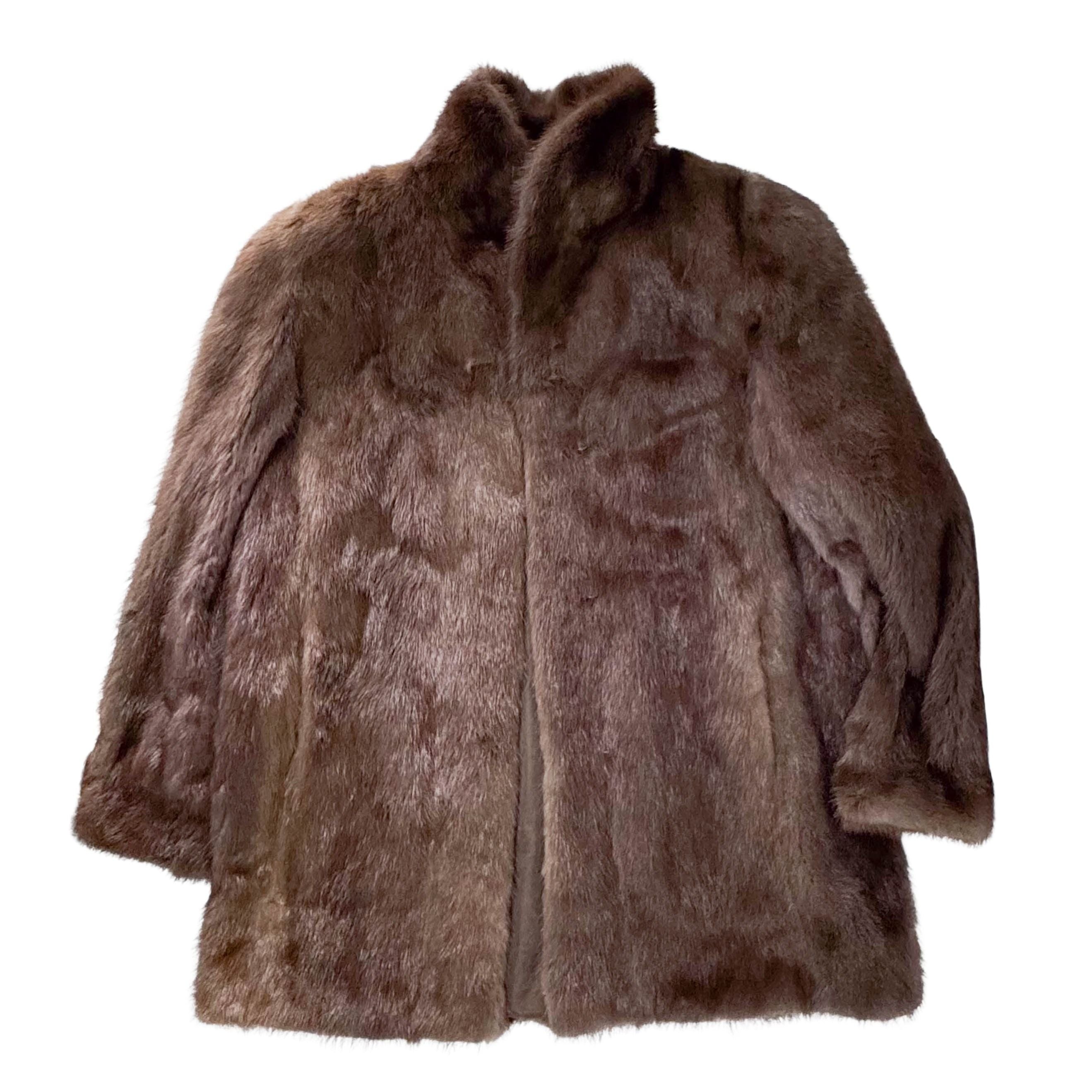 Brown Mink Fur Coat