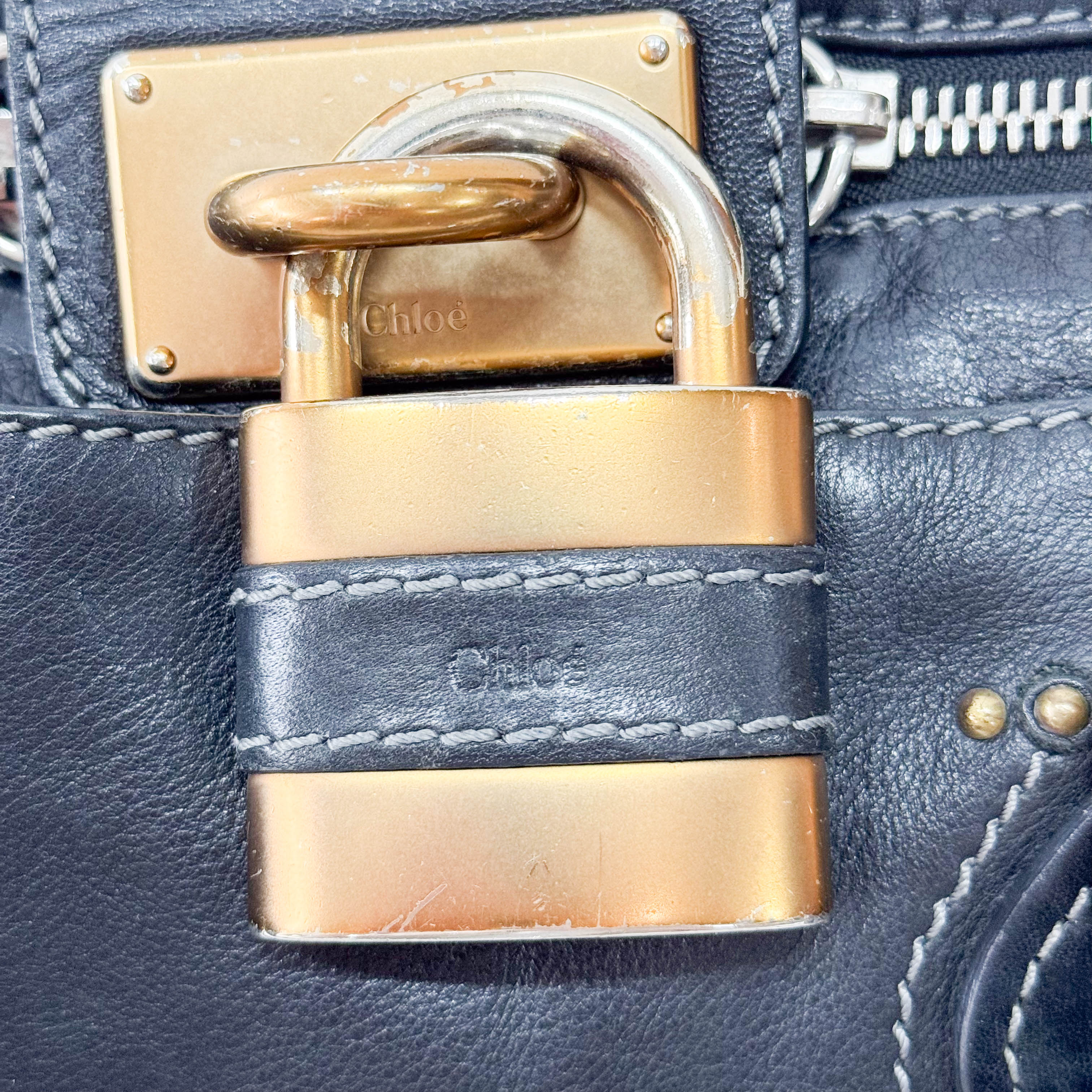 Paddington Black Leather Handbag