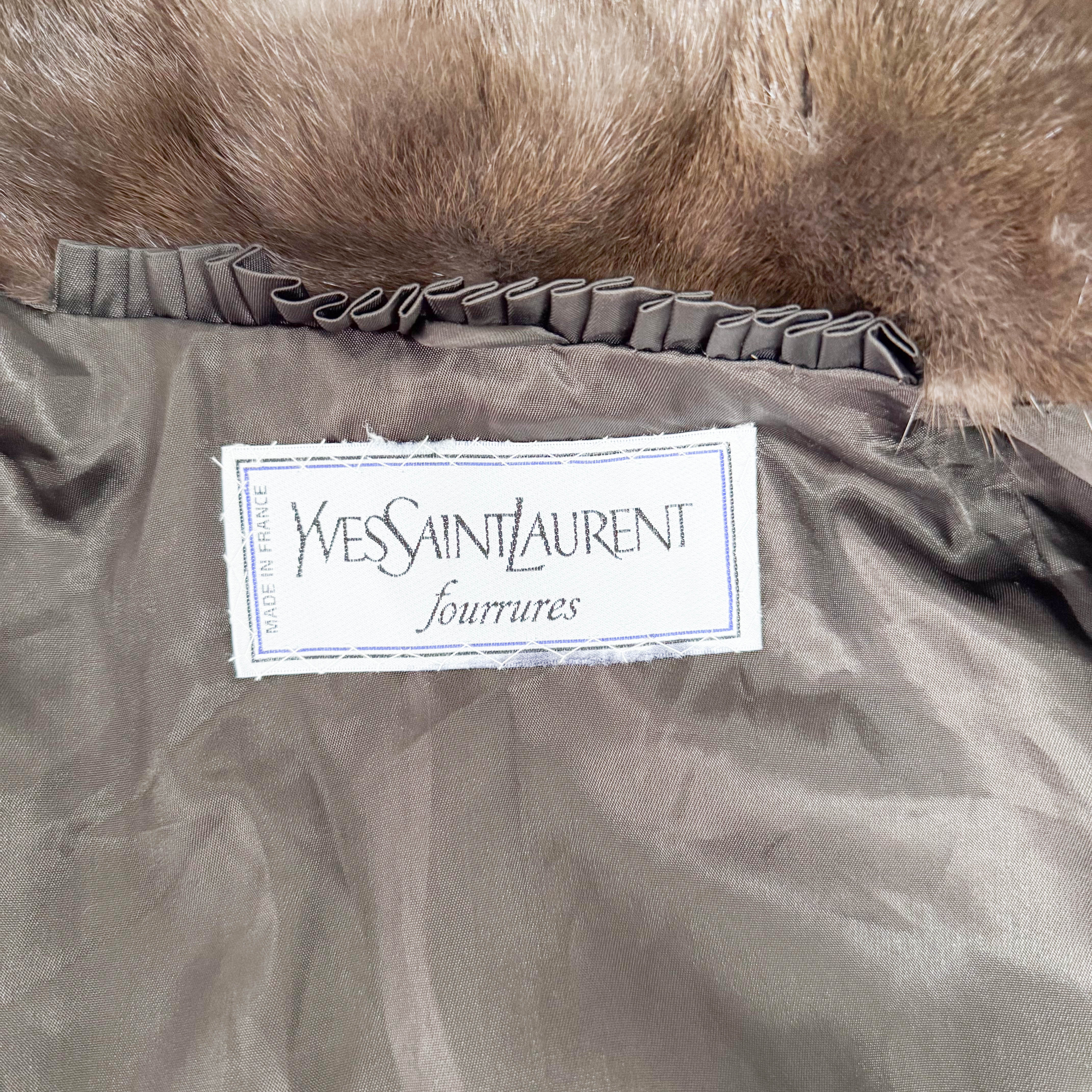 Brown Mink Fur Coat