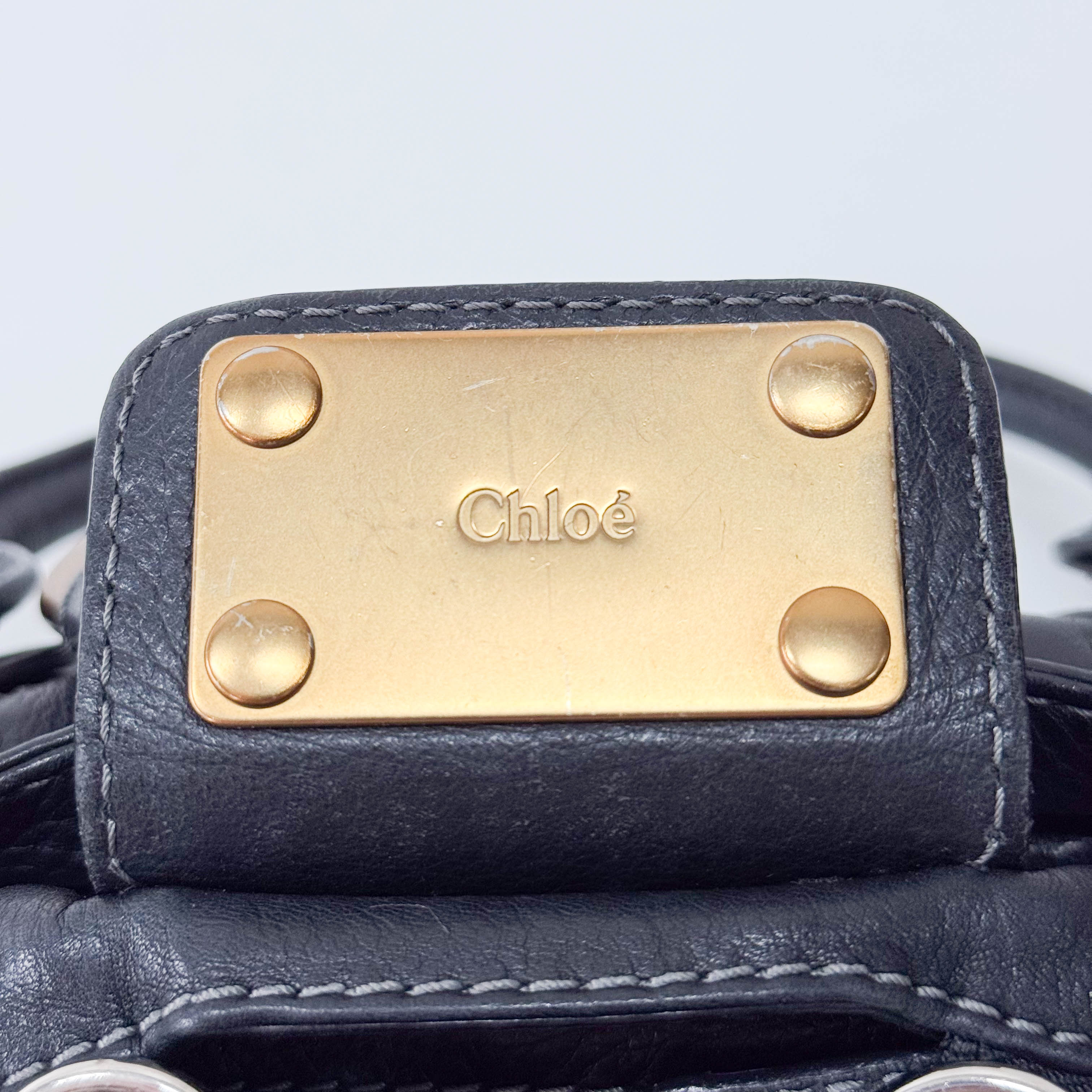 Paddington Black Leather Handbag