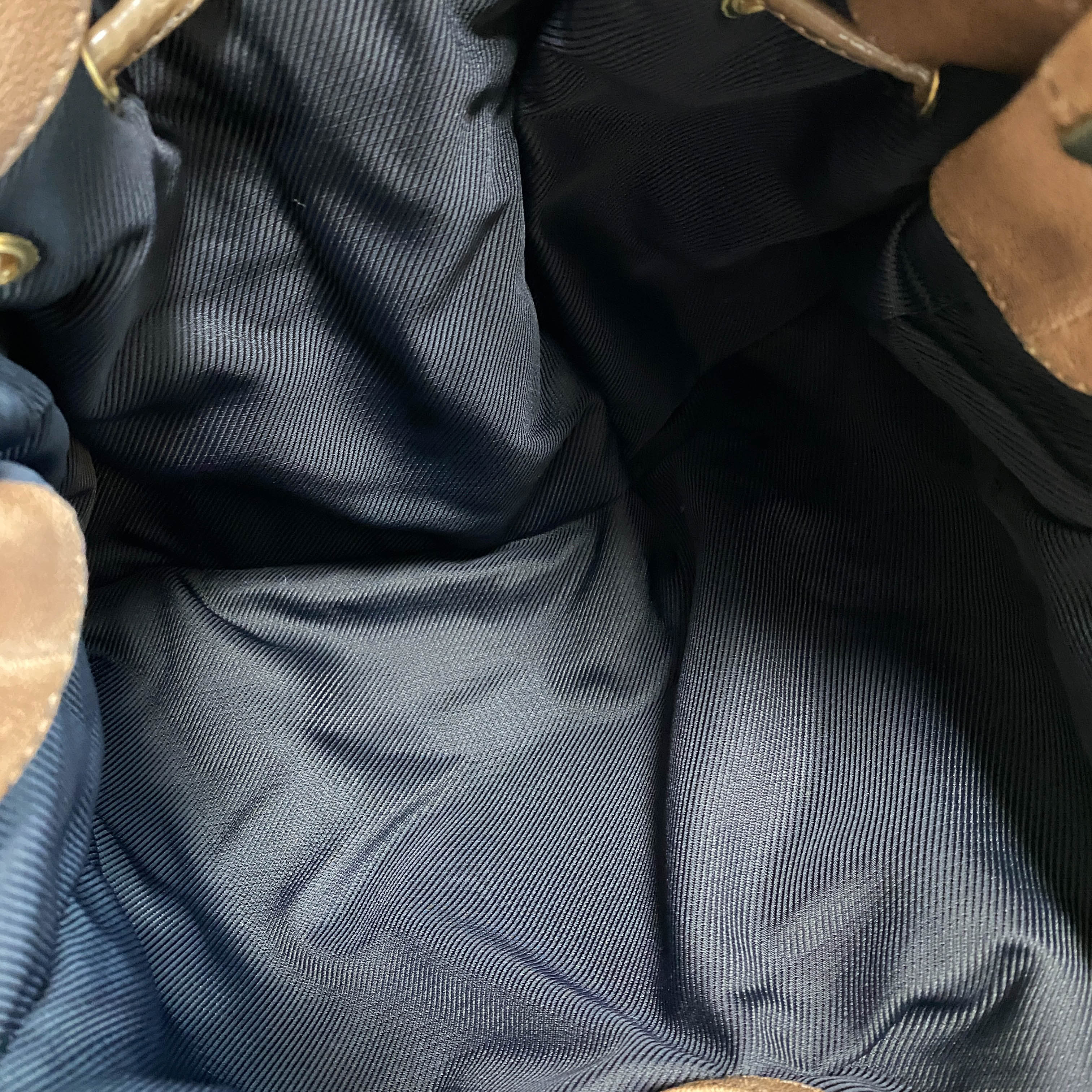 Monogram Brown Suede Irene Coco Bag