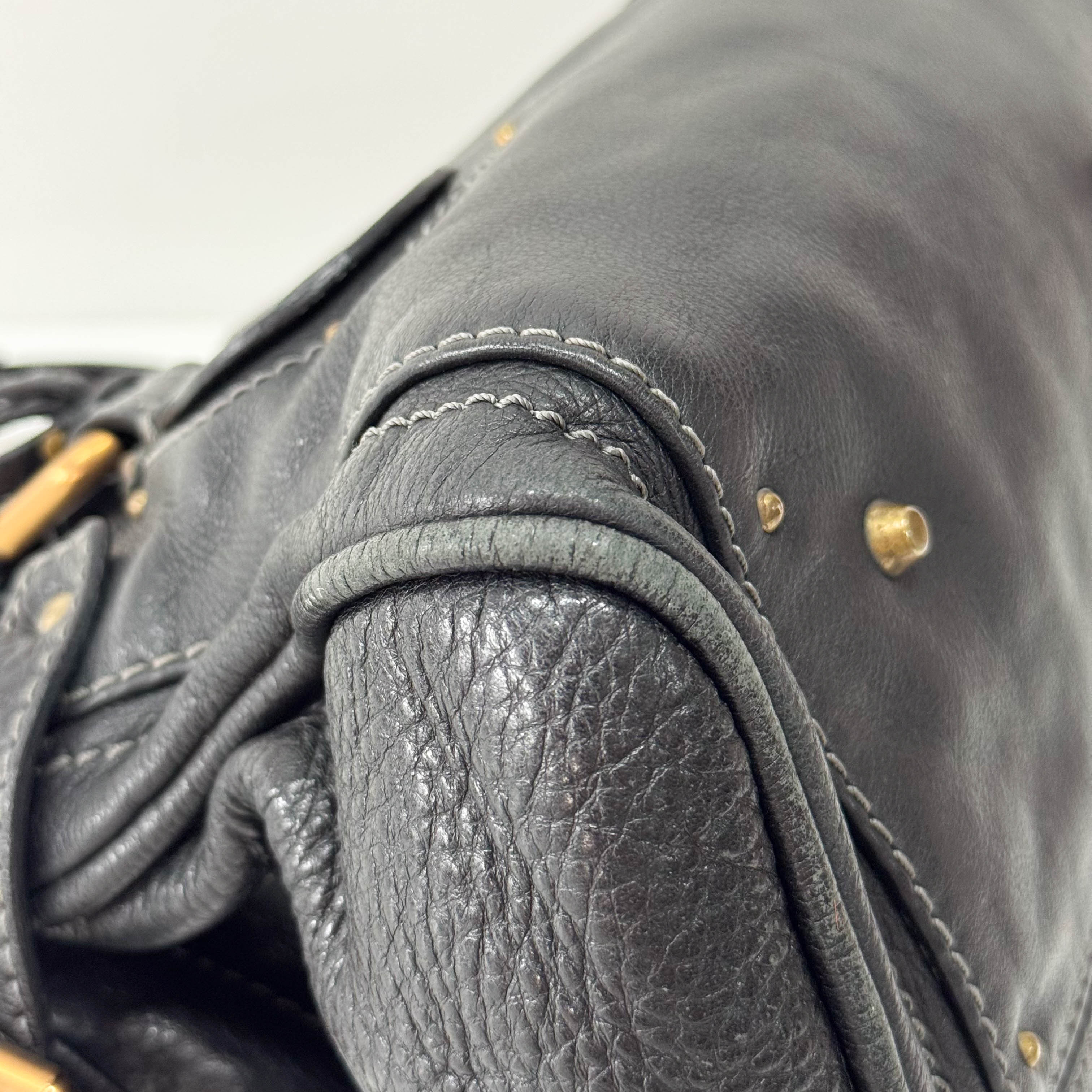 Paddington Black Leather Handbag