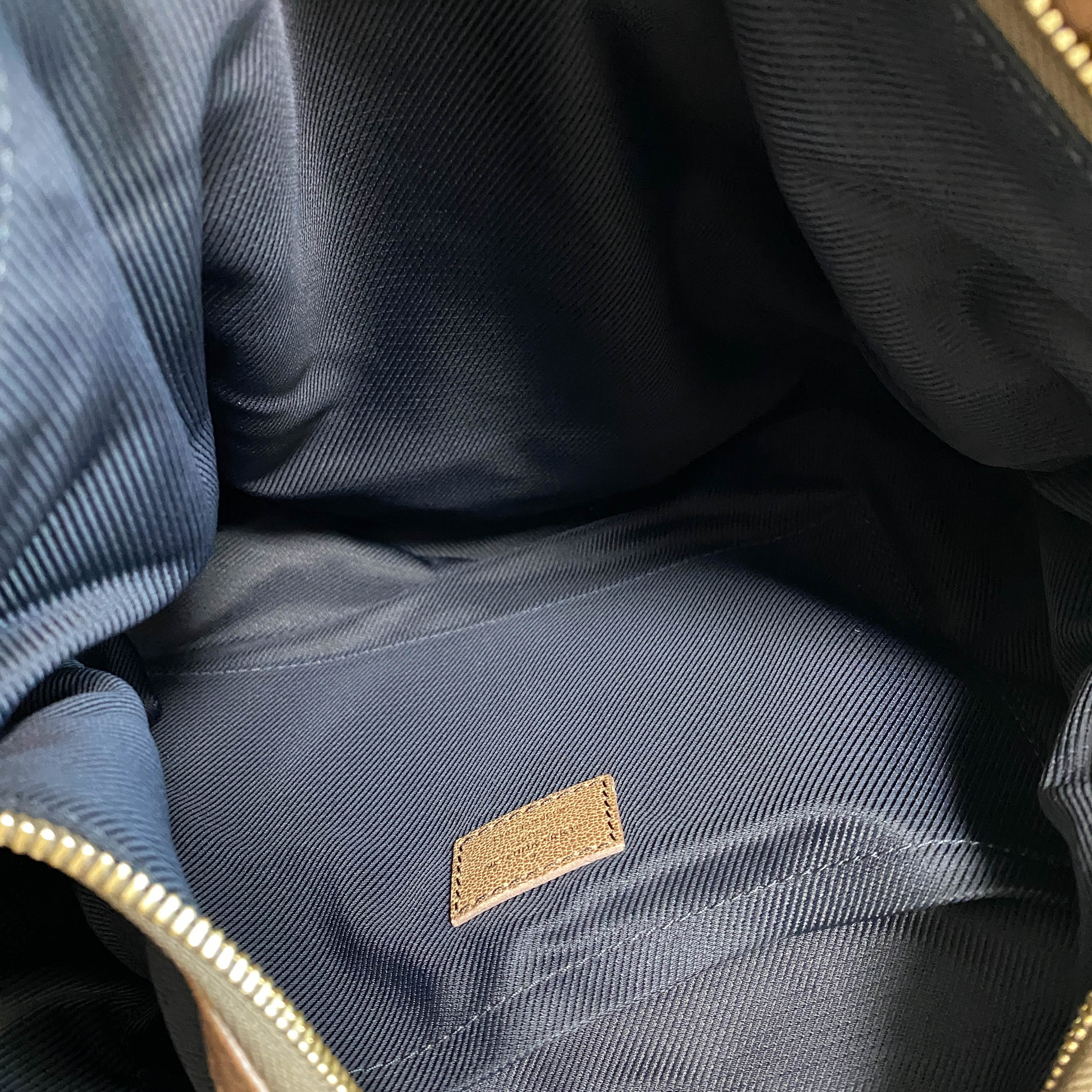 Monogram Brown Suede Irene Coco Bag