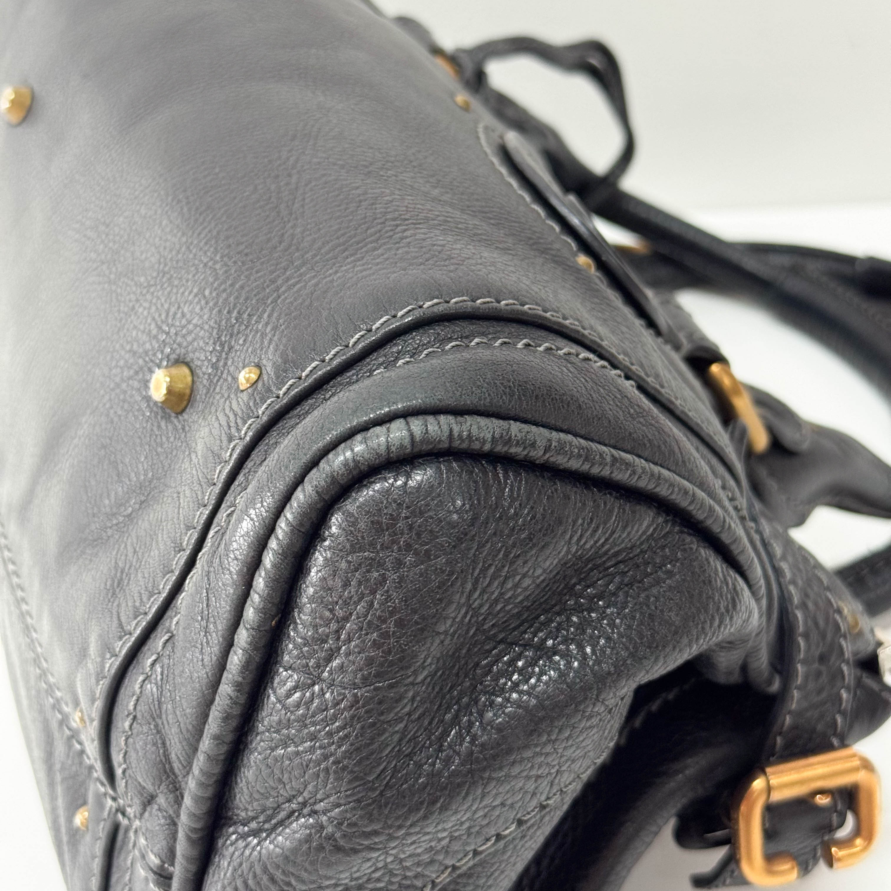 Paddington Black Leather Handbag