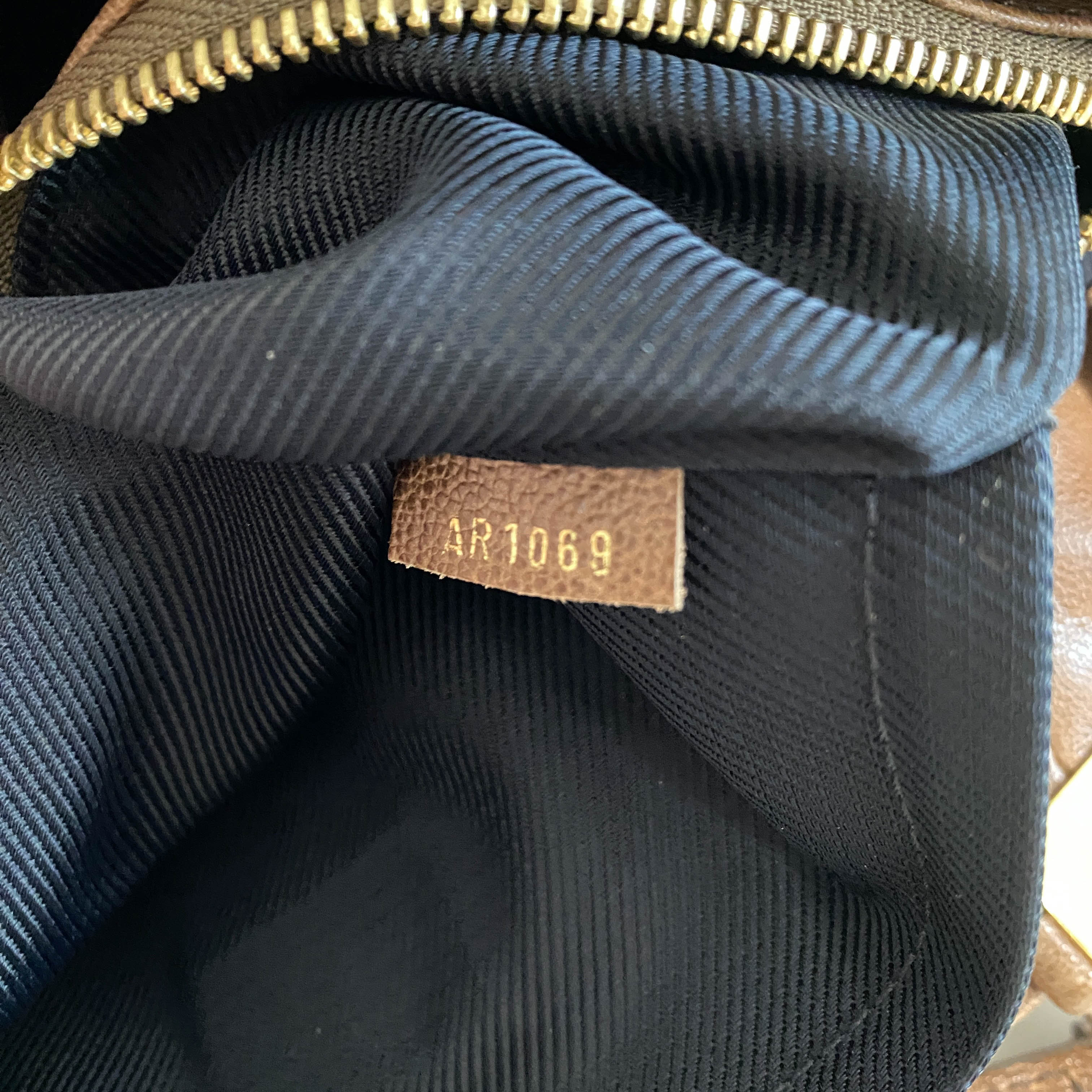 Monogram Brown Suede Irene Coco Bag