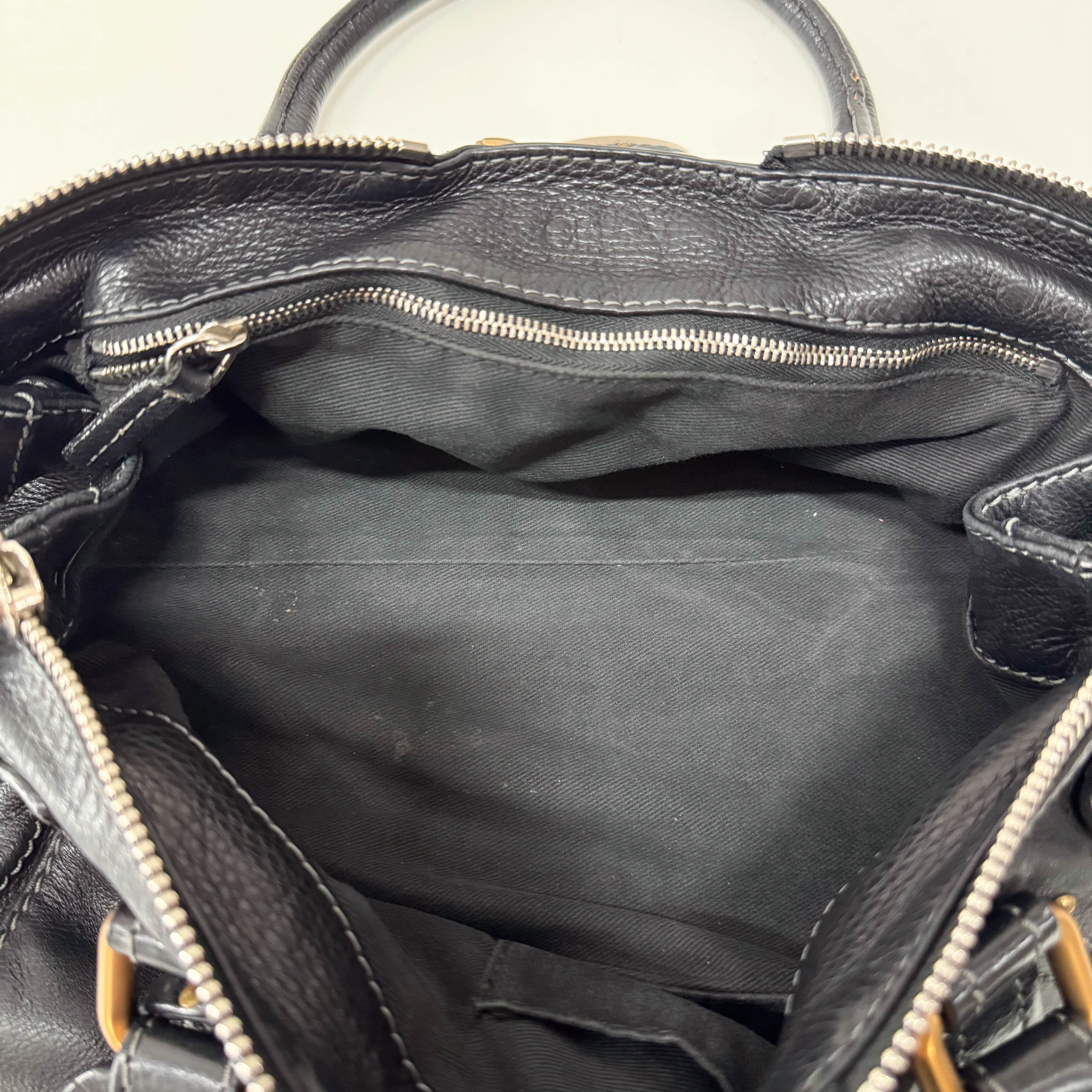Paddington Black Leather Handbag