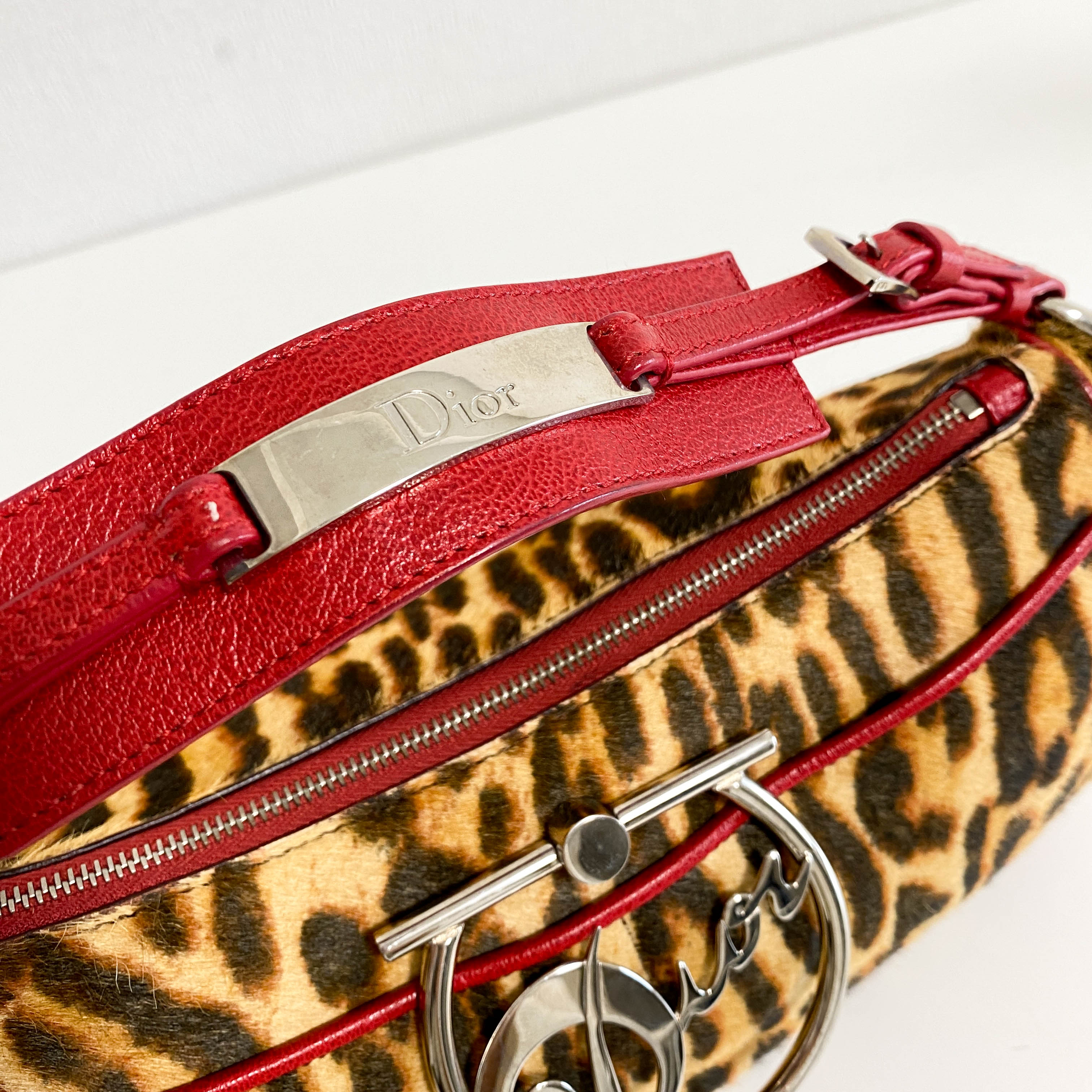 Leopard Brown Pony Hair Handbag