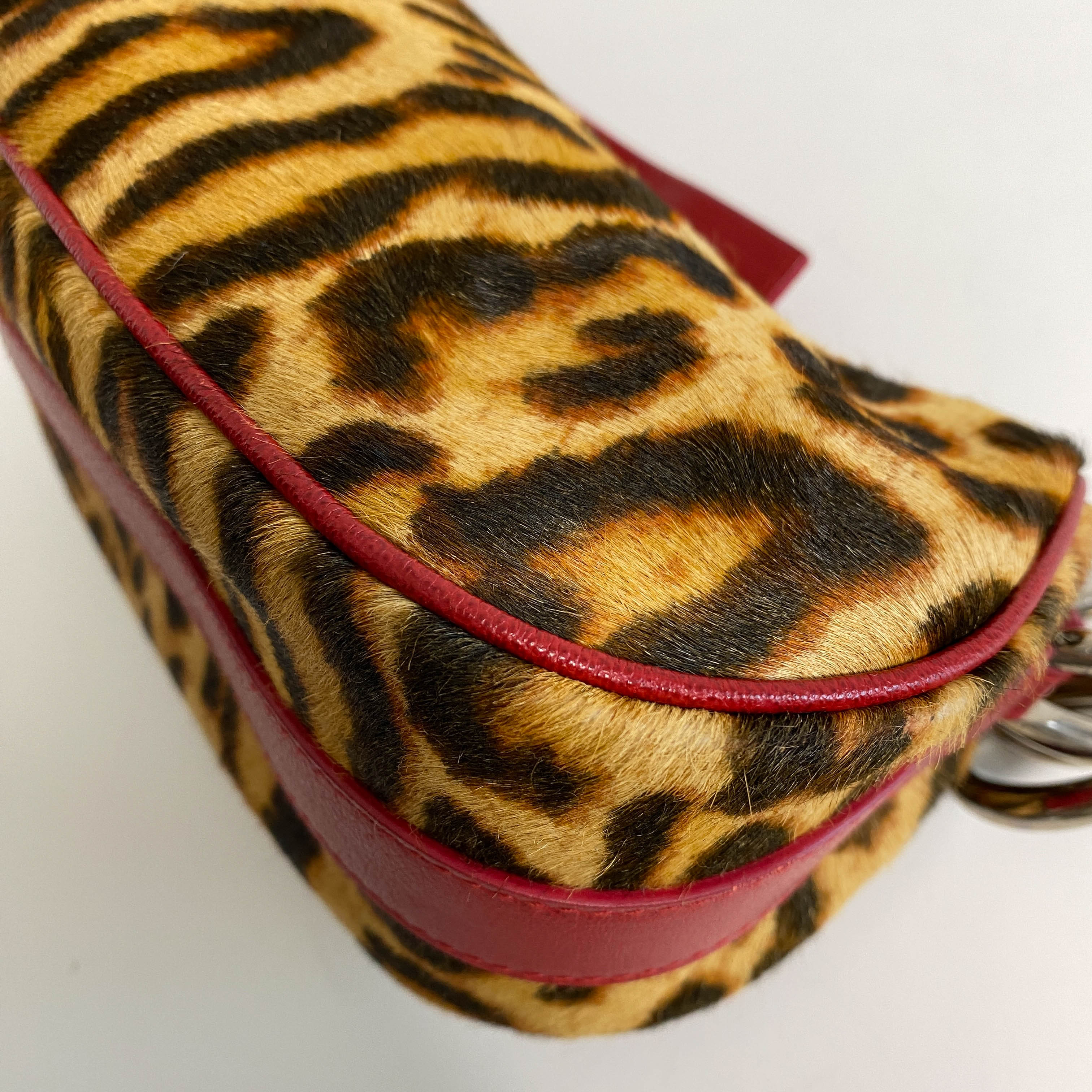 Leopard Brown Pony Hair Handbag