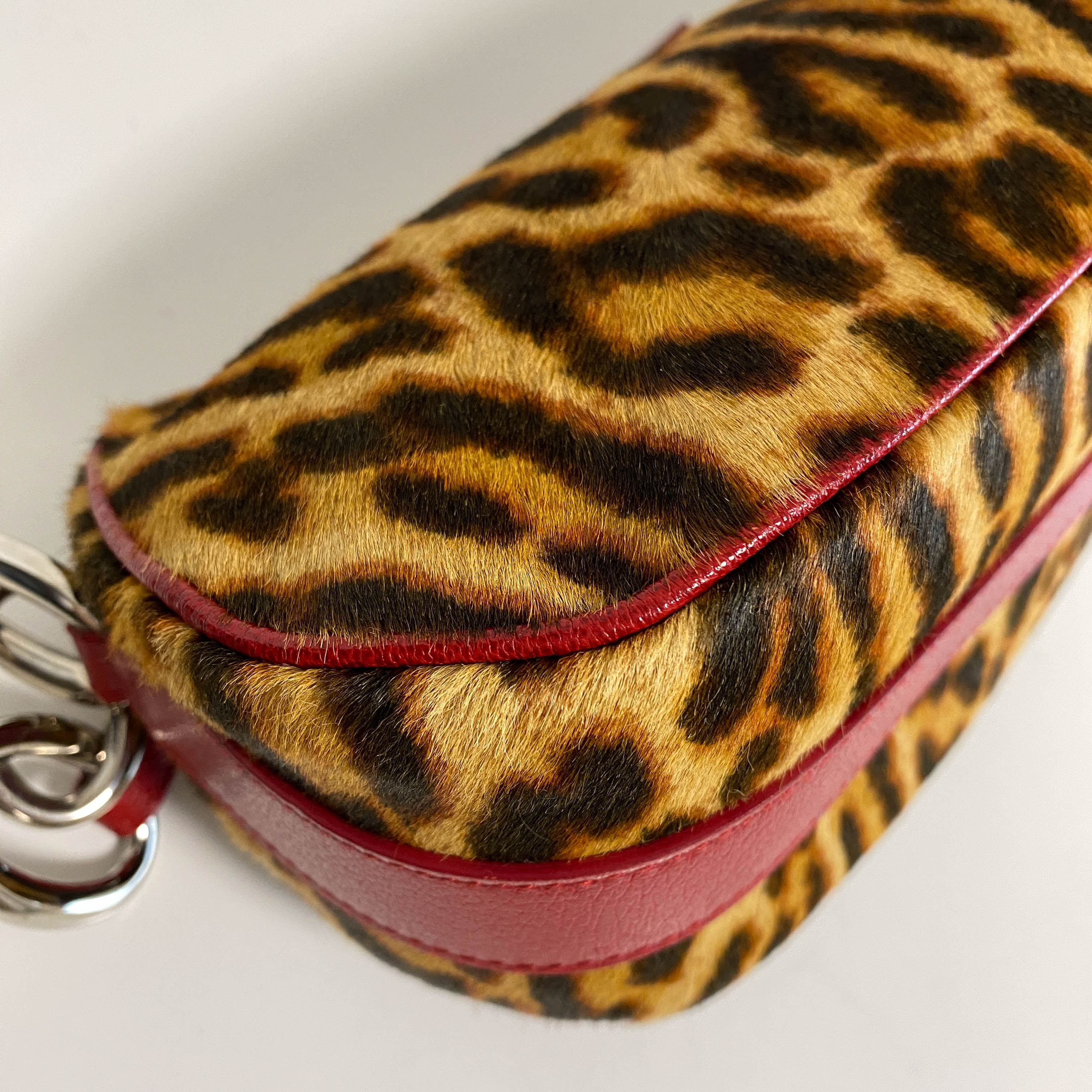 Leopard Brown Pony Hair Handbag