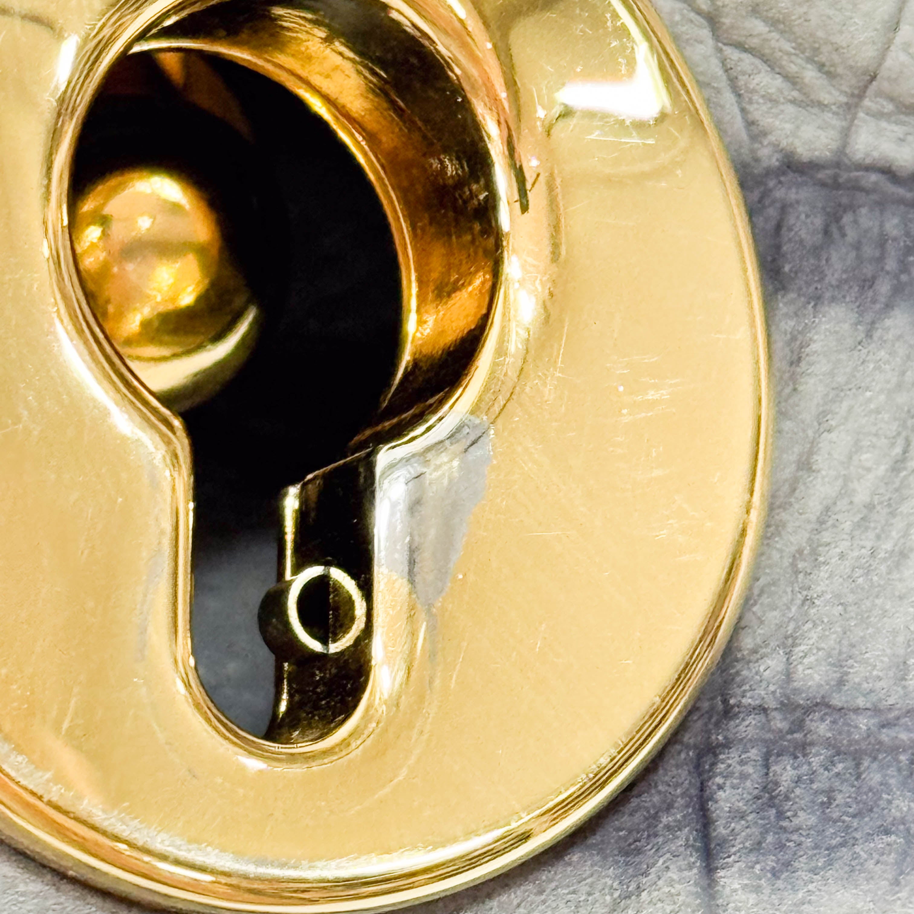 Muse Grey Leather Handbag